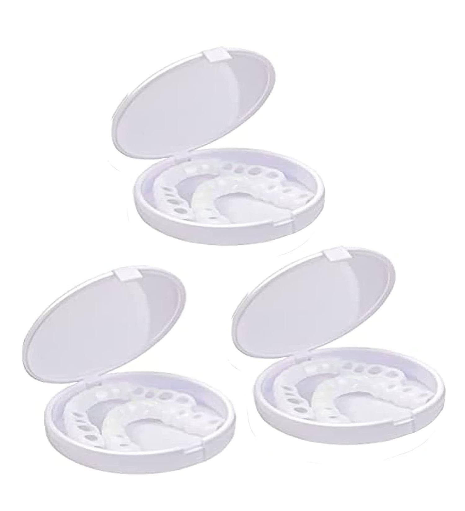 Shop Gimly Provisional Dentures | 2 Pairs of Easy Stick Teeth for Men & Women - Perfect Whitening Alternative - Buy Online on GoSupps.com