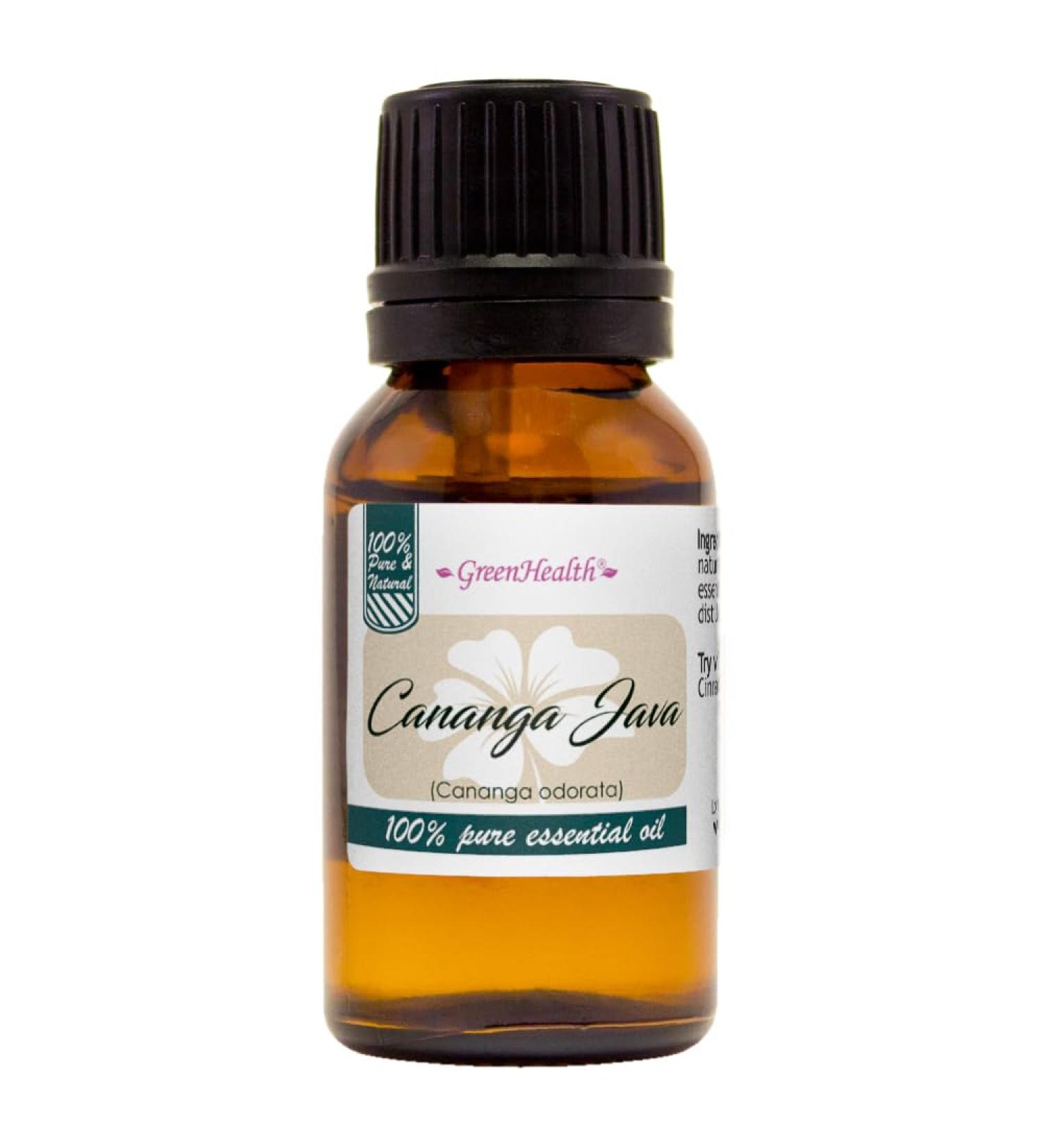 GreenHealth Cananga Java 1/2 fl oz (15 ml) Glass Bottle 100% Pure Essential Oil - Buy Online on GoSupps.com