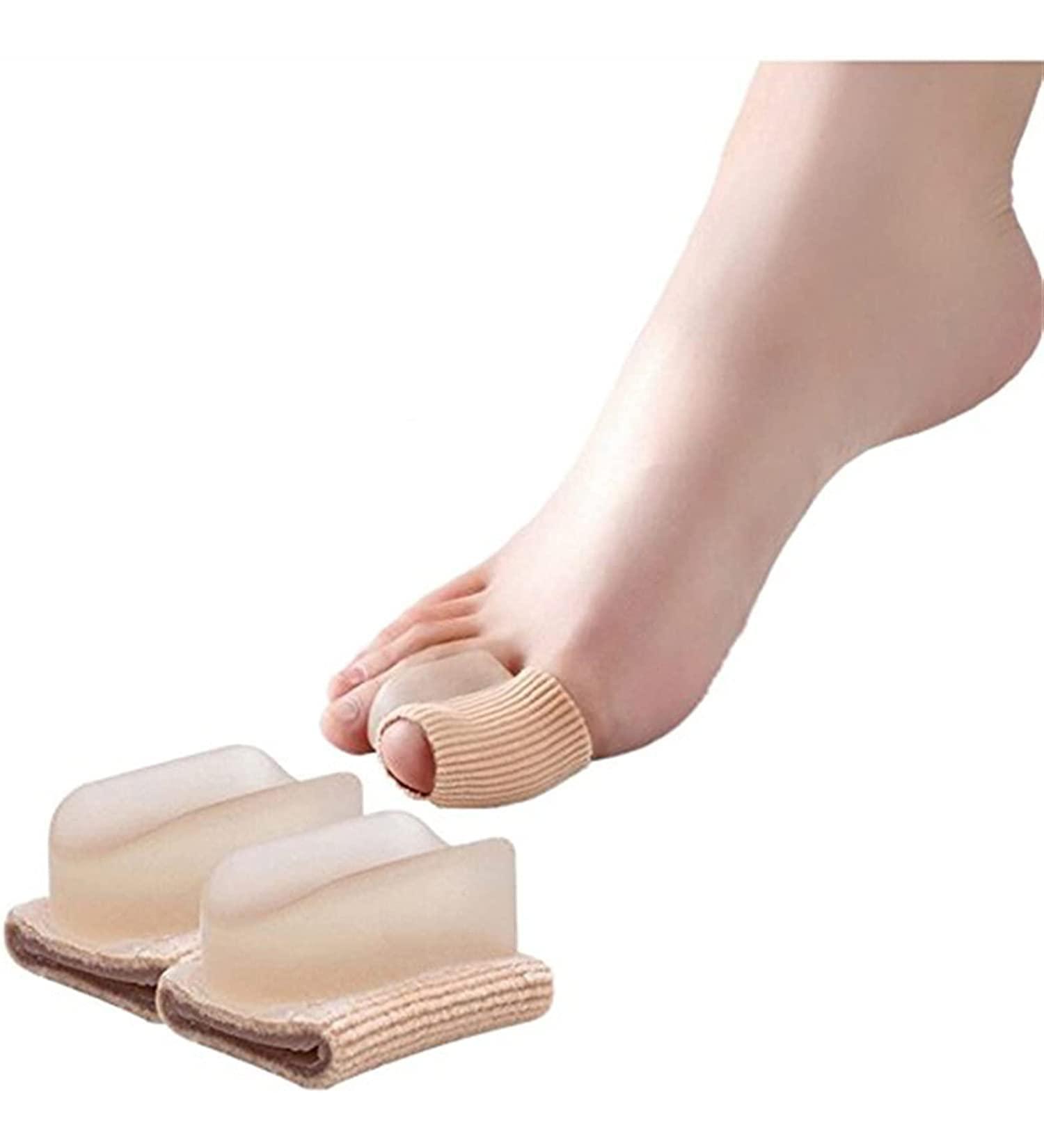 Orthopedic Gel Corn Cushions for Hallux Valgus - Reusable Foot Care Protection | 1 Pair (4.5 x 3.5 cm) - Ideal for Corns Warts & Pressure Relief - Buy Online on GoSupps.com