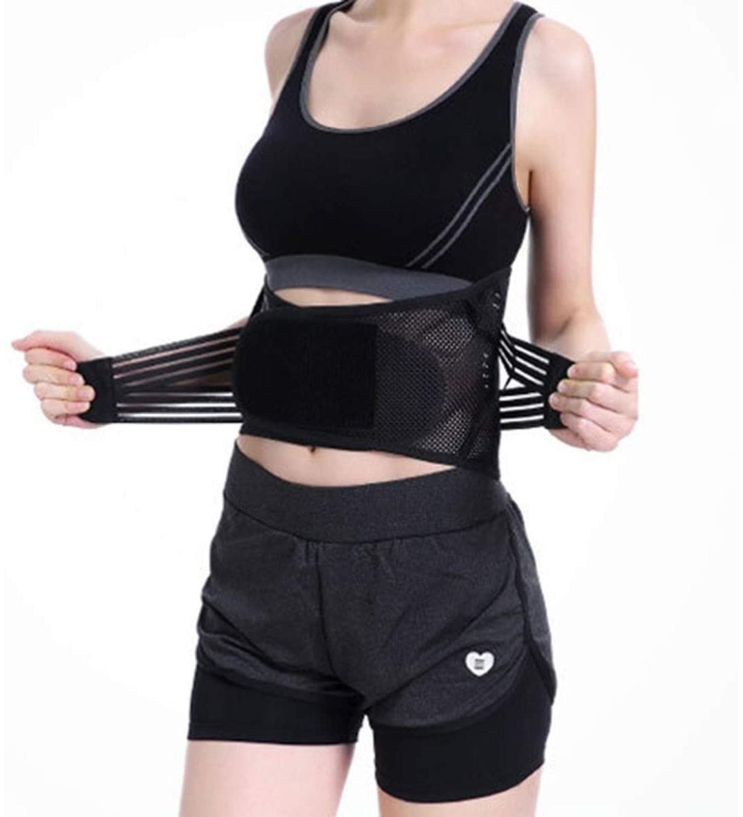 Buy Lumbar Support Belts for Men & Women - Warm Breathable Fitness & Sports Support for Herniated Discs | Four-Year Steel Plate Waist Support - Buy Online on GoSupps.com