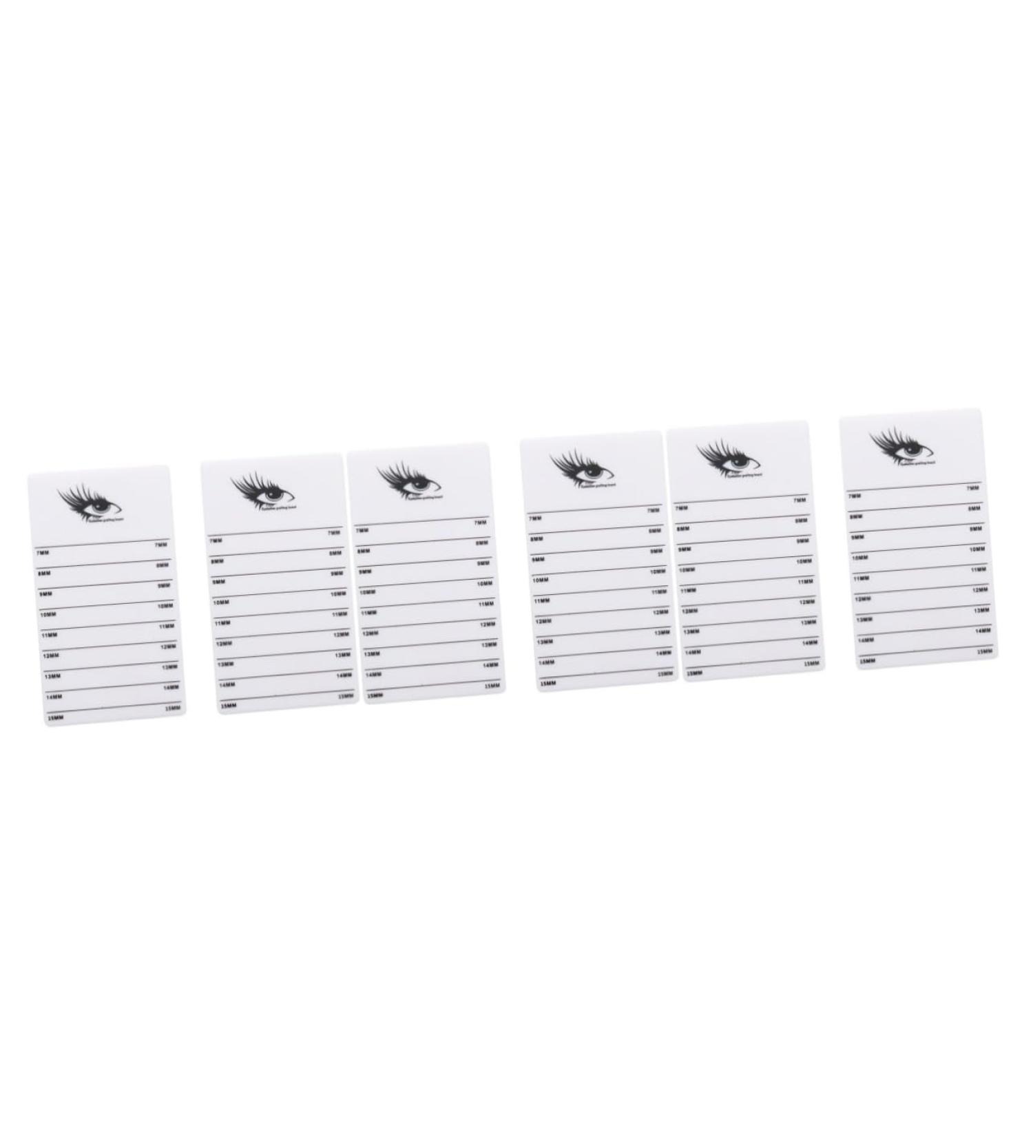 Buy FRCOLOR 6 Pcs Eyelash Extension Scale Plate - Acrylic Grafting Stand & Display Case for Perfect Lash Organization - Buy Online on GoSupps.com