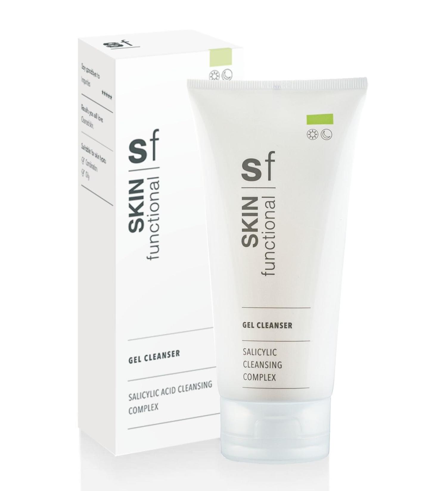 Skin Functional Gel Cleanser Salicylic Cleansing Complex Hydrating Anti-Acne Sebum & Dead Skin Cleanser Eliminates Impurities 150 ml - Buy Online on GoSupps.com