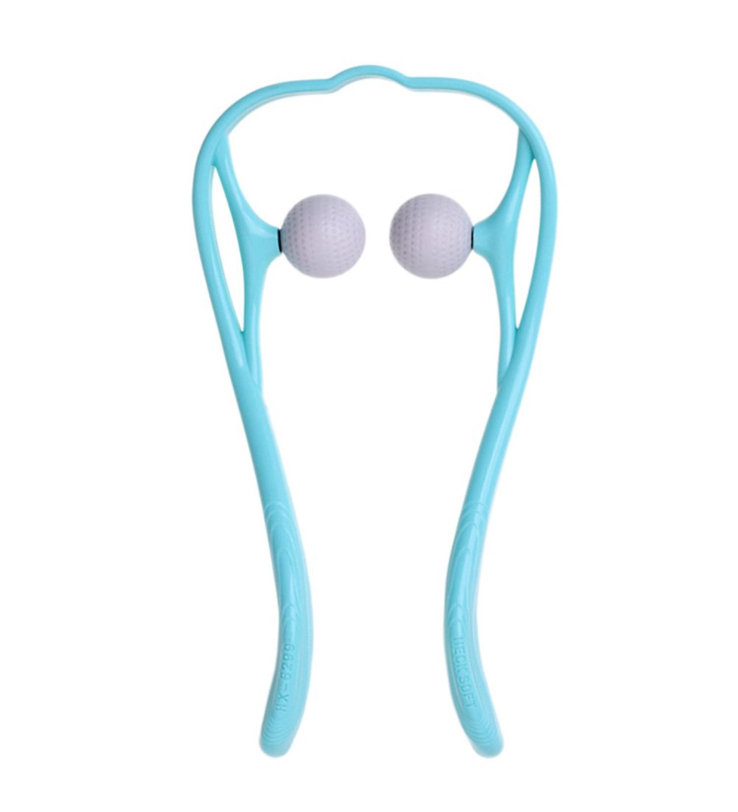 Self-Massage Device by Healifty - Trigger Point Relief for Neck Shoulders Knees & Feet | Sky Blue Manual Massager for Pain Relief - Buy Online on GoSupps.com