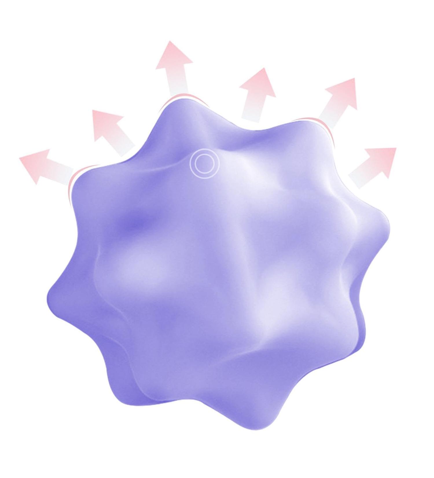 Generic Small Balls Massage Device | Muscle Roller Reliever | Yoga Foot & Body Massage | Deep Tissue & Trigger Point Therapy - Myofascial Relaxation Mobility Ball in Violet - Buy Online on GoSupps.com