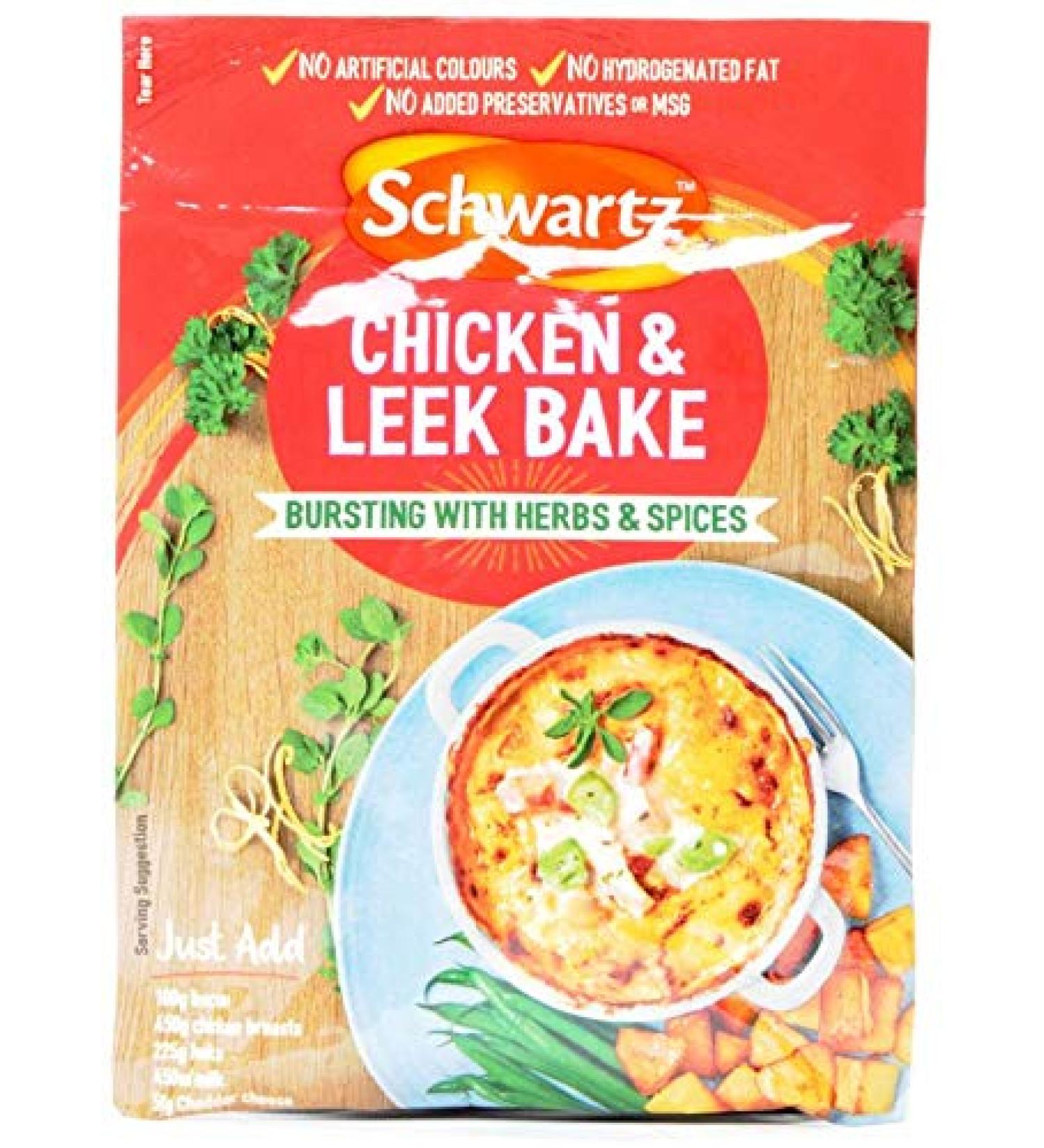 Schwartz Schwartz range of sauces (chicken and leek 3 x 35g)