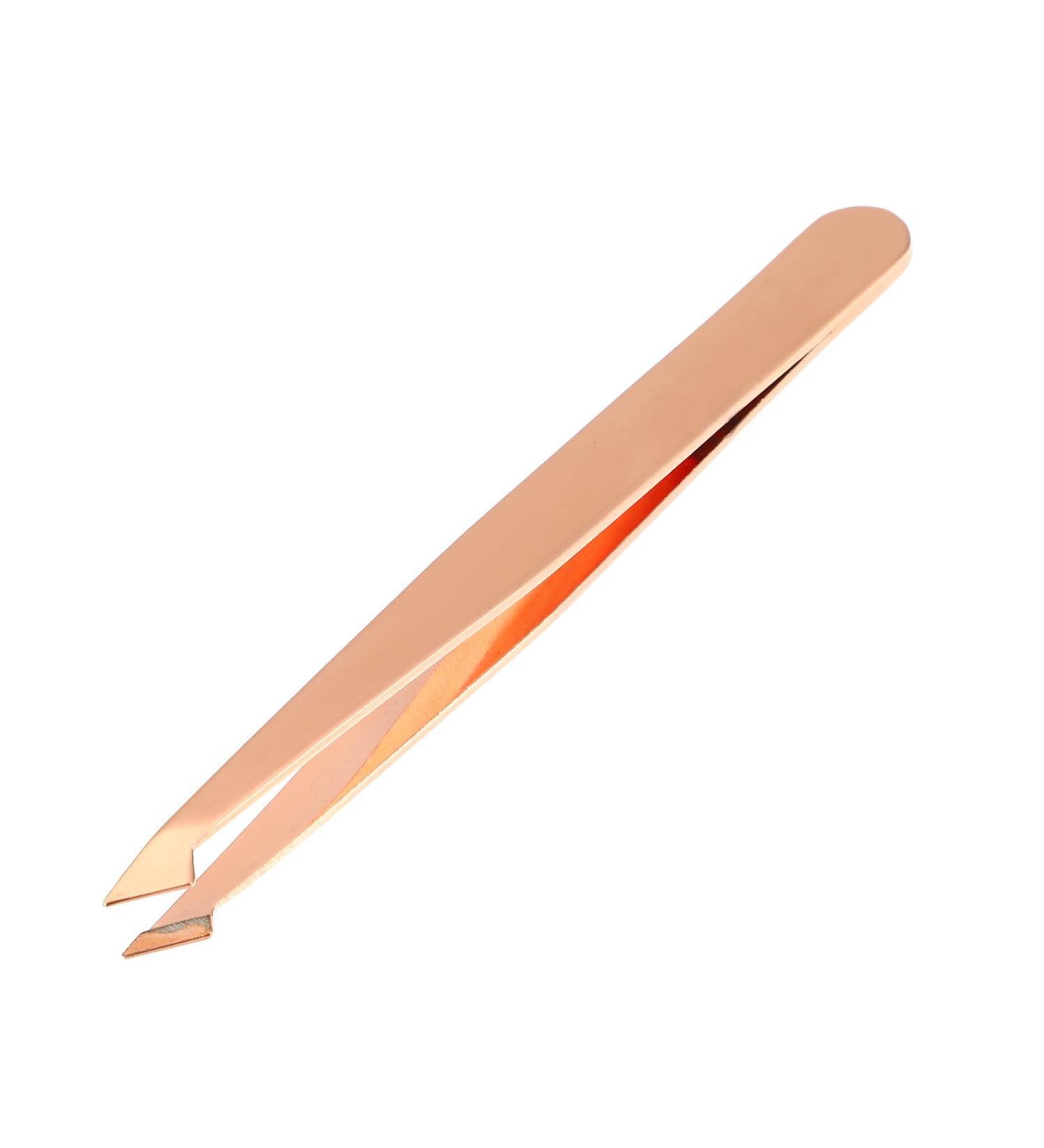 VOCOSTE Eyebrow Tweezers Stainless Steel Tweezers for Men Rose Gold Tone - Buy Online on GoSupps.com