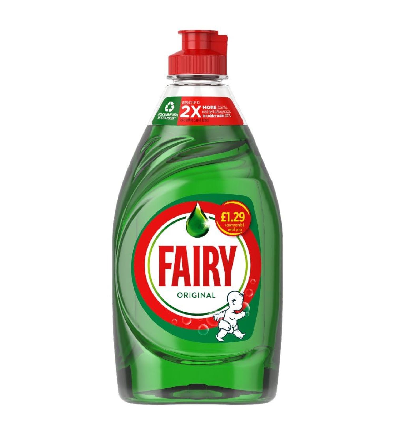 Fairy Liquid Washing Up Liquid10x 320ml (Original)