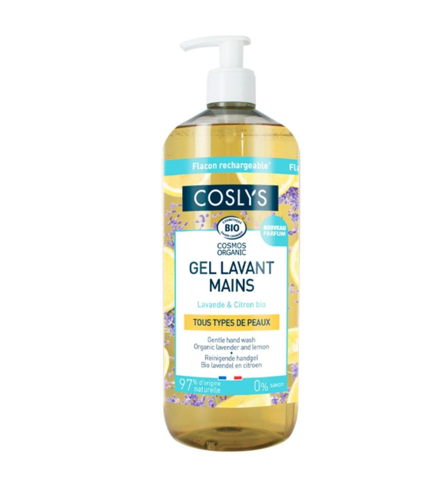 Coslys Hygiene Hand Wash Organic Lemon 1 L