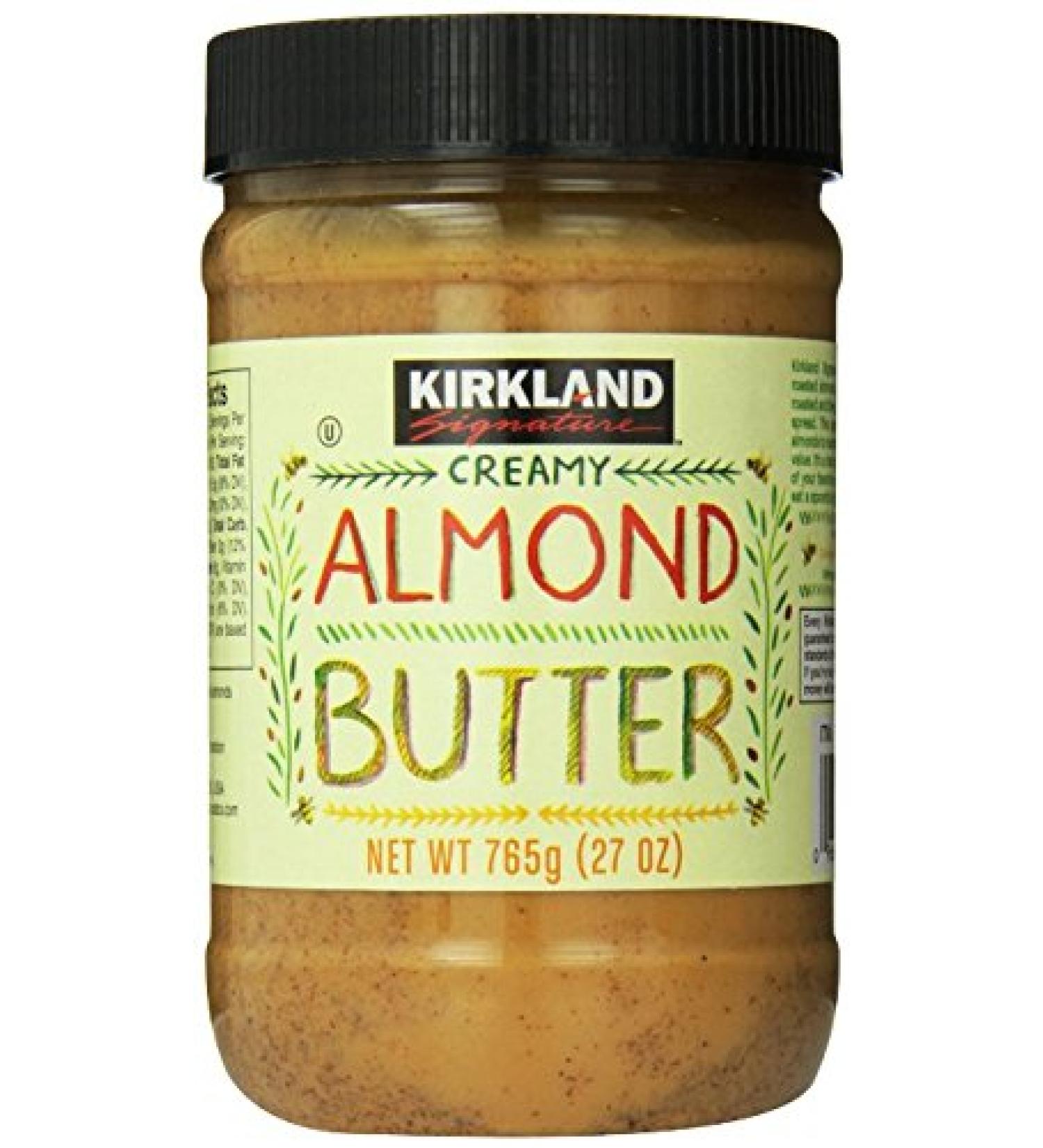 Kirkland Signature Creamy Almond Butter 765gm - Buy Online on GoSupps.com