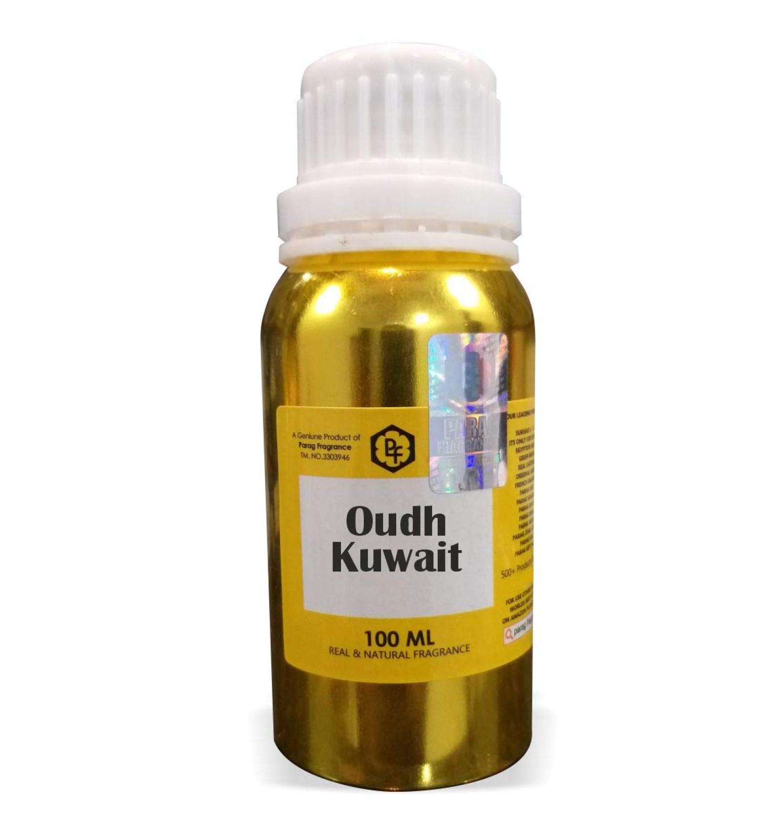 Parag Fragrances Oudh Kuwait Attar 100ml (Alcohol Free Attar For Men) Perfume Oil | Scent | Itra