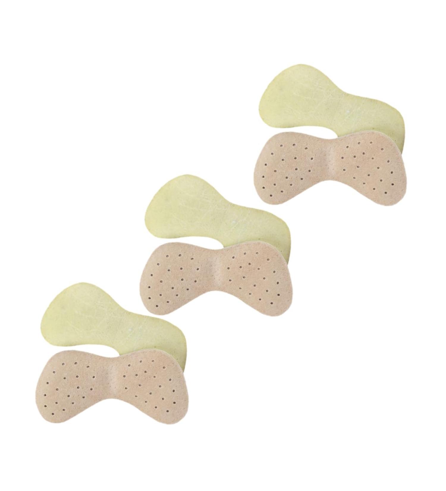 FRCOLOR Shoe Heel Cushion Pads - 12 Pcs Heel Inserts for Loose Shoes - Comfort and Support for Women - Light Yellow 8.7x4.2CM - Buy Online on GoSupps.com