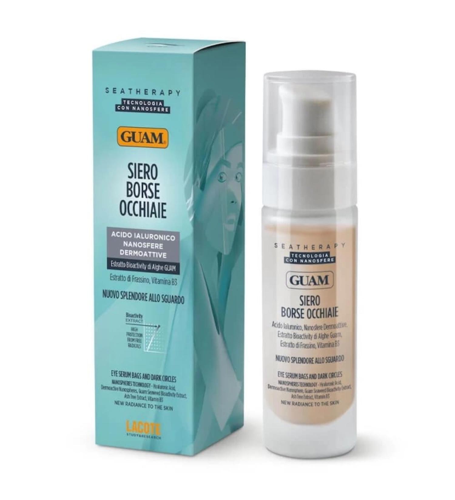 GUAM Seatherapy Anti-Aging Eye Serum | Reduce Wrinkles Puffiness & Dark Circles with Natural Seaweed Extracts - Buy Online on GoSupps.com