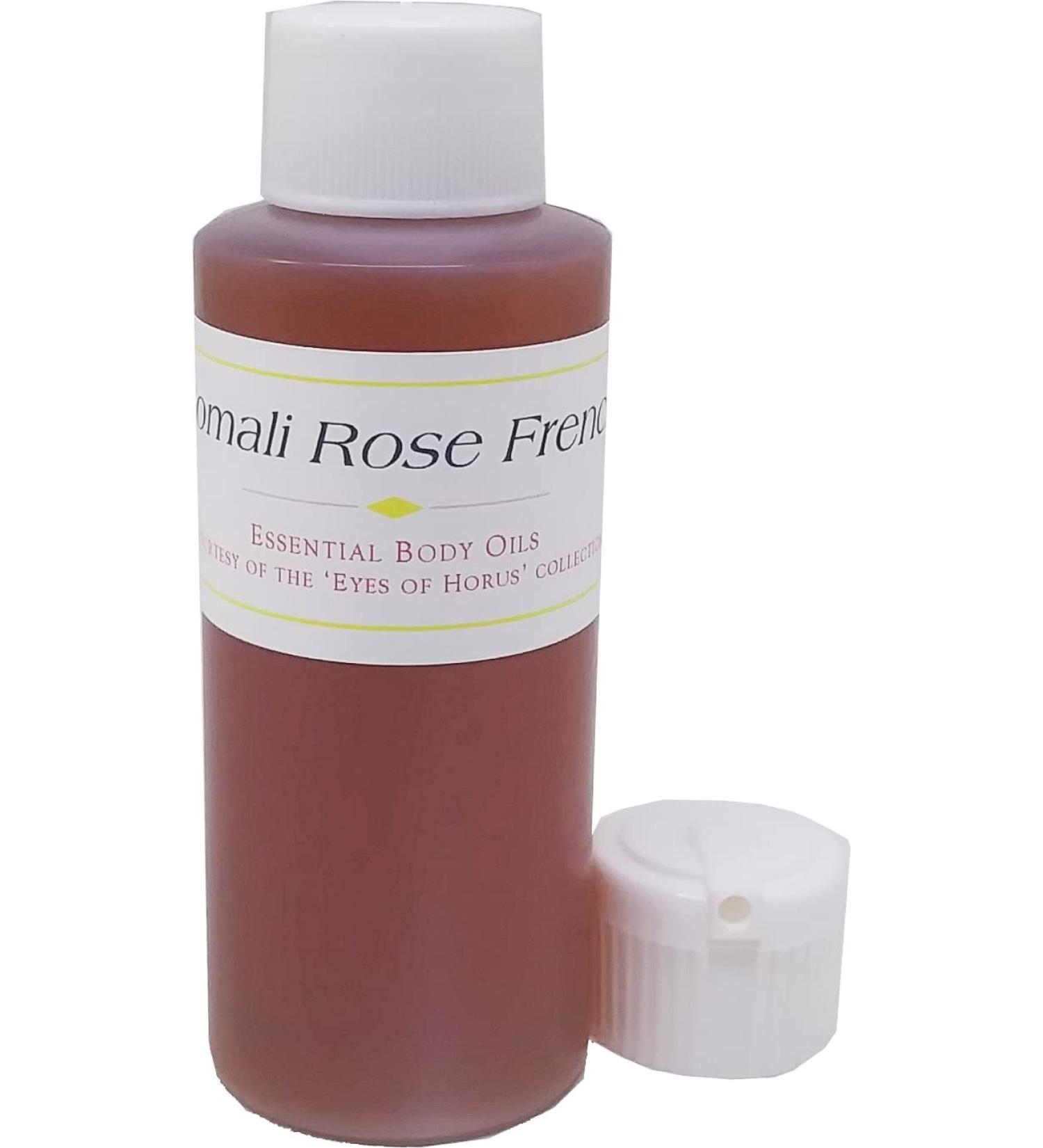 Somali Rose French For Women Scented Body Oil Fragrance Flip Cap - Brown - 2 oz. - ID#23148 2 Fl Oz (Pack of 1)