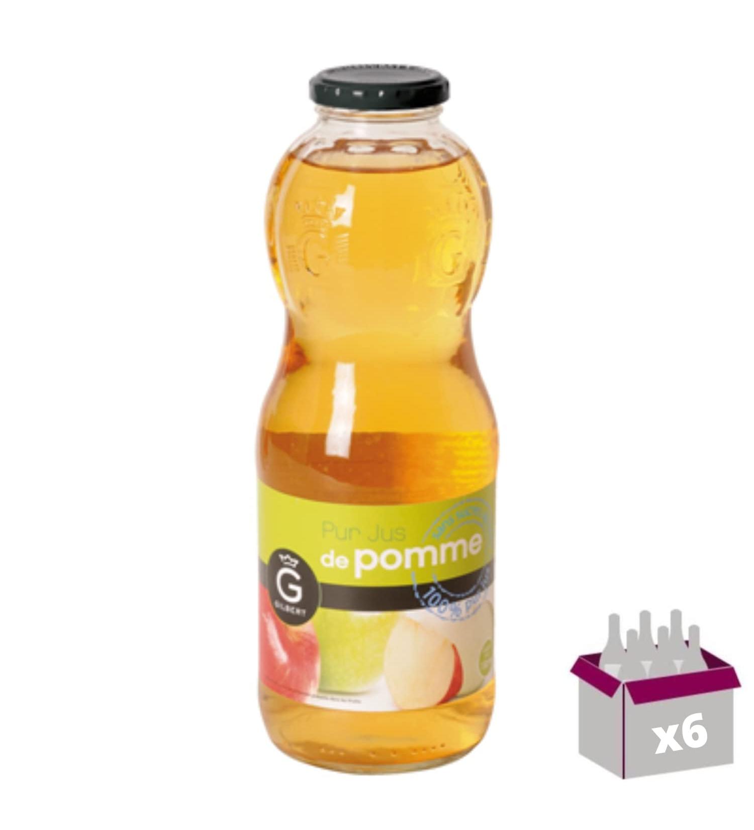 6x1L glass - Pure rioba apple juice