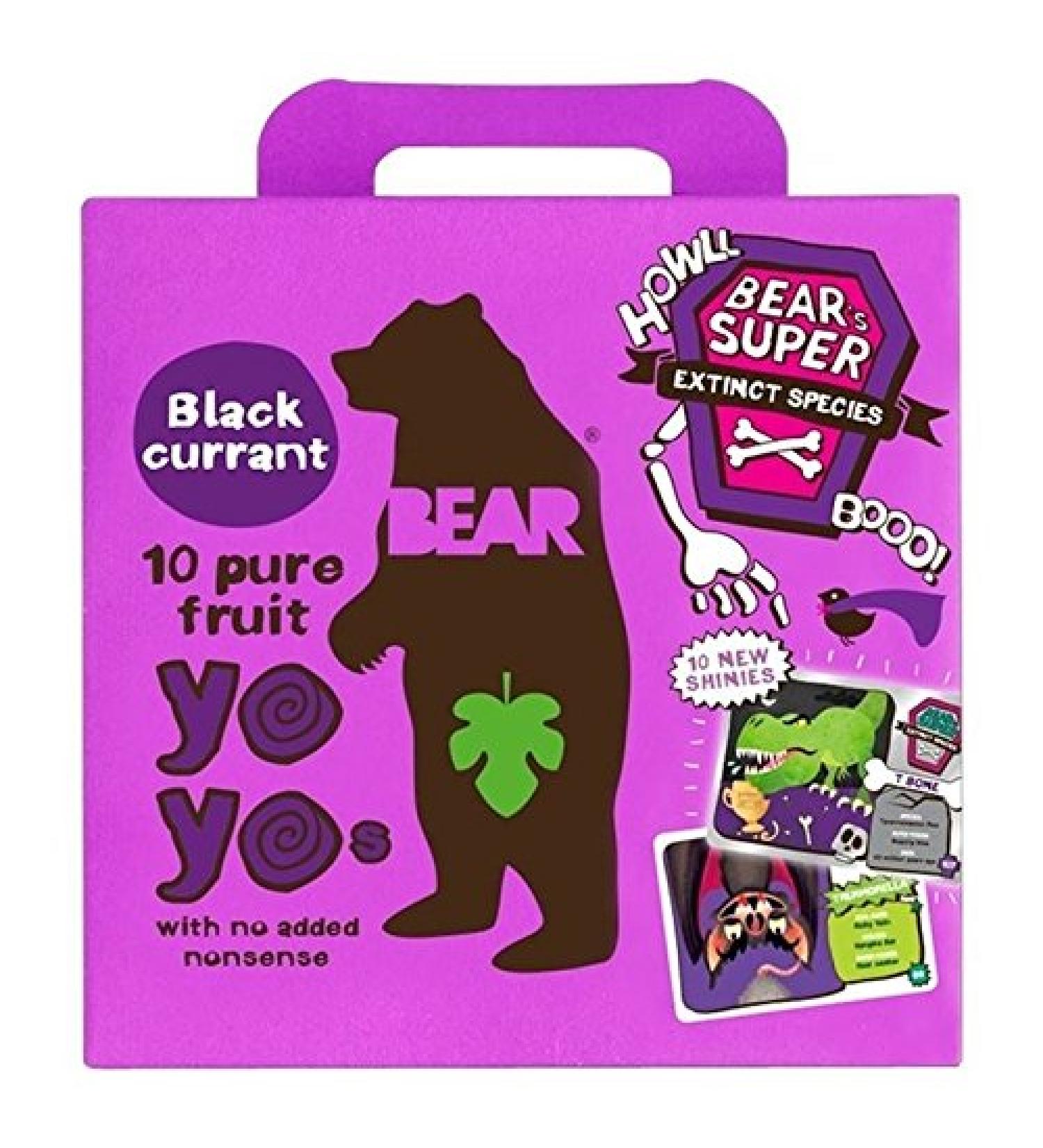 BEAR Bear Fruit Yoyos Blackcurrant 5 x 20 g Bags