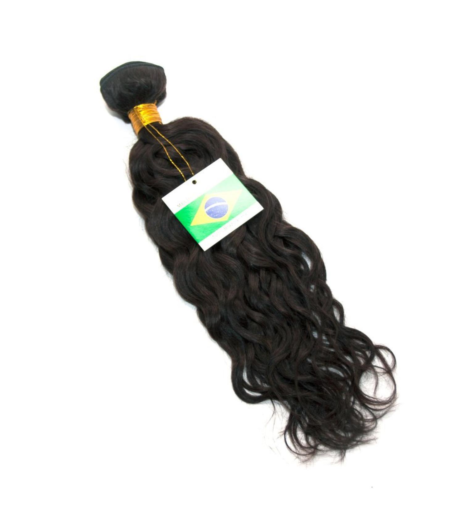 18 inch (NC2) 9A Grade Curly 100% Brazilian Human Hair Extension Weave Weft 100g - Color# Natural - Buy Online on GoSupps.com