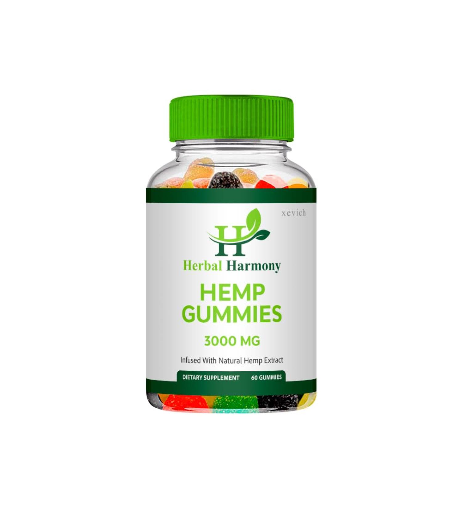 Xevich Herbal Harmony - Herbal Harmony Hemp Gummies (Single 60 Gummies)