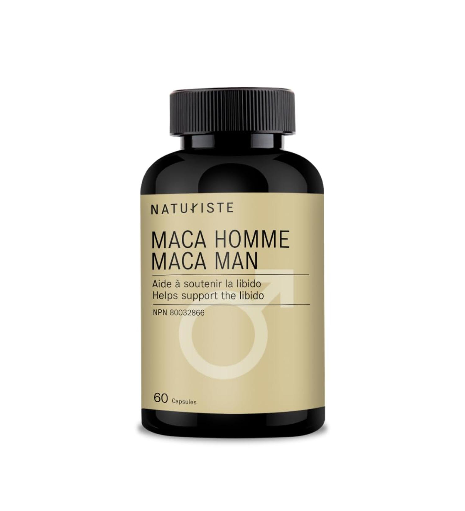 Maca Men - 3000 mg - Helps support overall Men's health and well-being - Contribute to mood balance - Promote healthy lifestyle - Maca supplement- Ginseng - 60 capsules - Buy Online on GoSupps.com