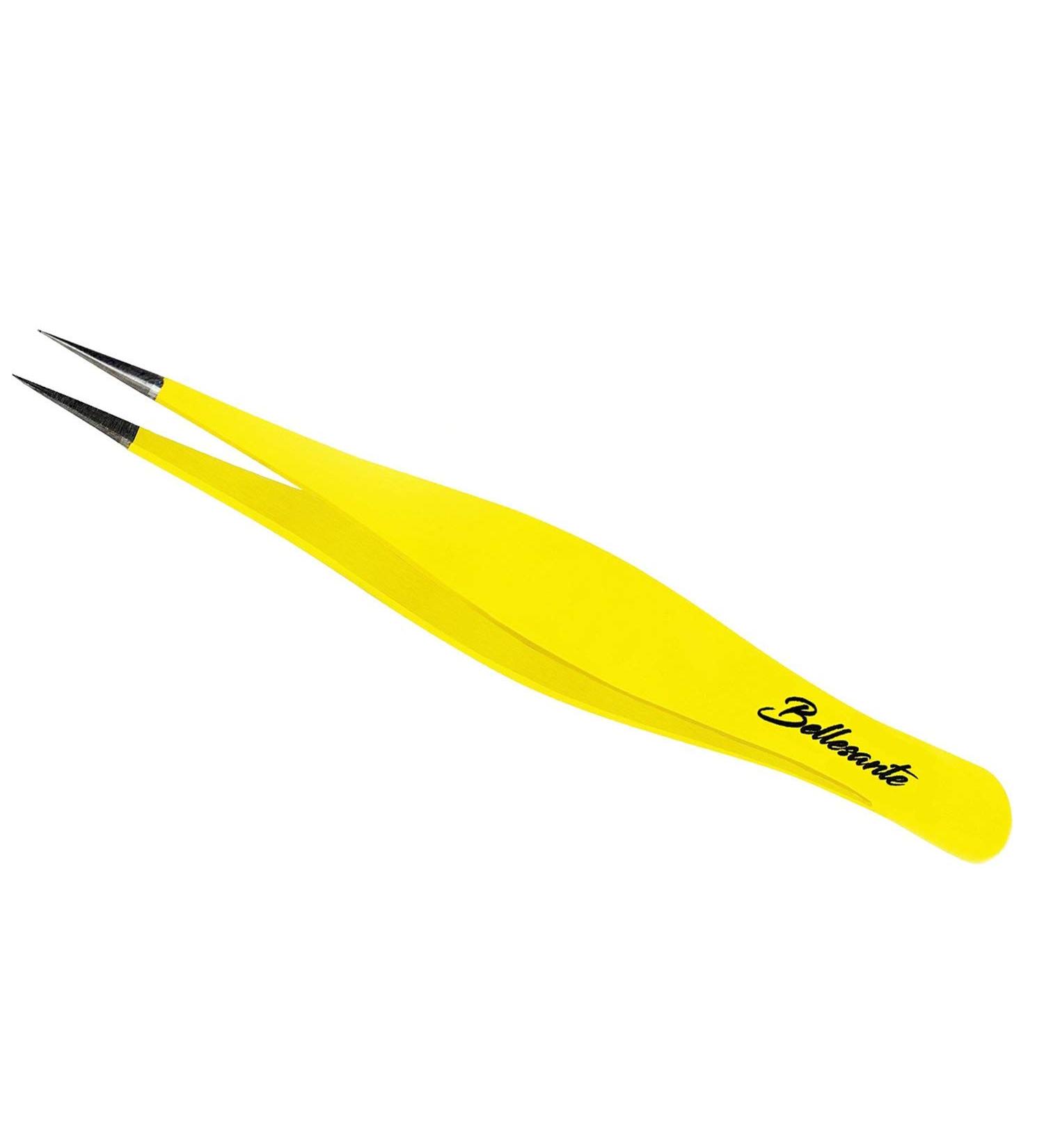 Bellesante Precision Surgical Grade Tweezers - Stainless Steel Ingrown Hair Extraction & Grooming Tool - Buy Online on GoSupps.com