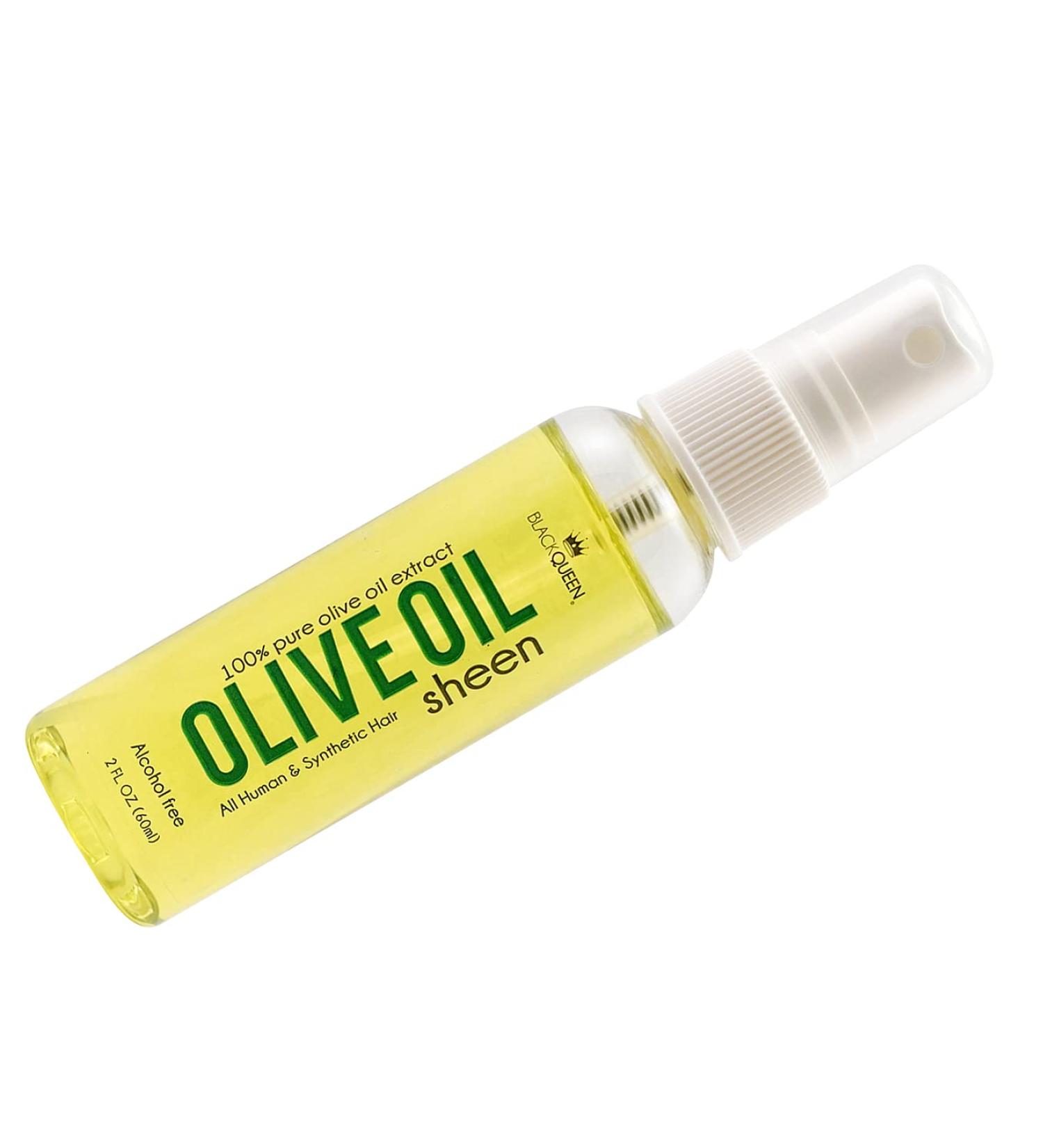 Black Queen Olive Oil Sheen Spray for Locs Dreadlocks Twists Braids Cornrows 4C Hair - Moisturizing Refreshing - 2 oz (Pack of 6) - Buy Online on GoSupps.com