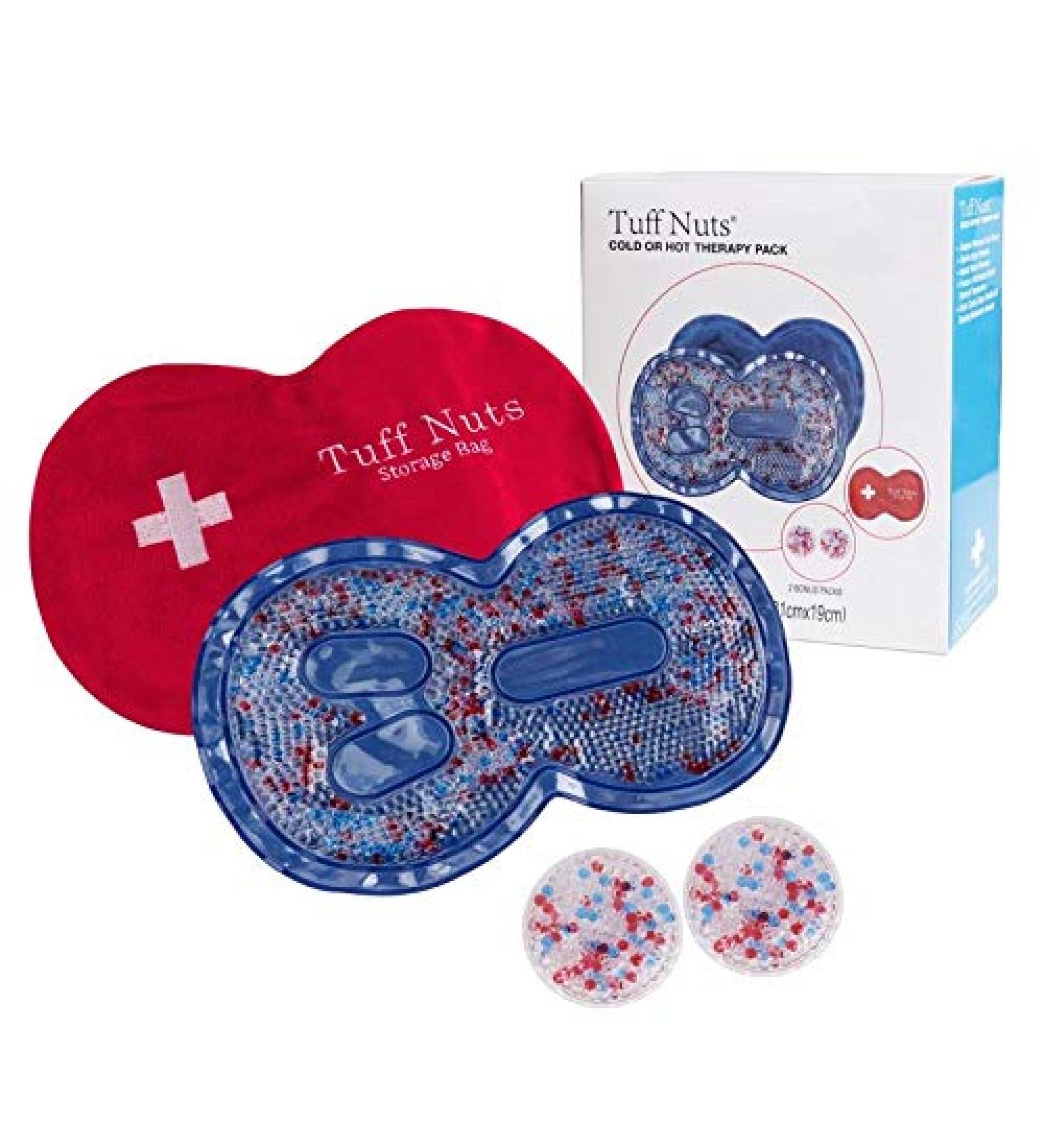 TUFF Nuts Ice Packs - Vasectomy Recovery Pain Relief Gel Beads Compress - Buy Online on GoSupps.com