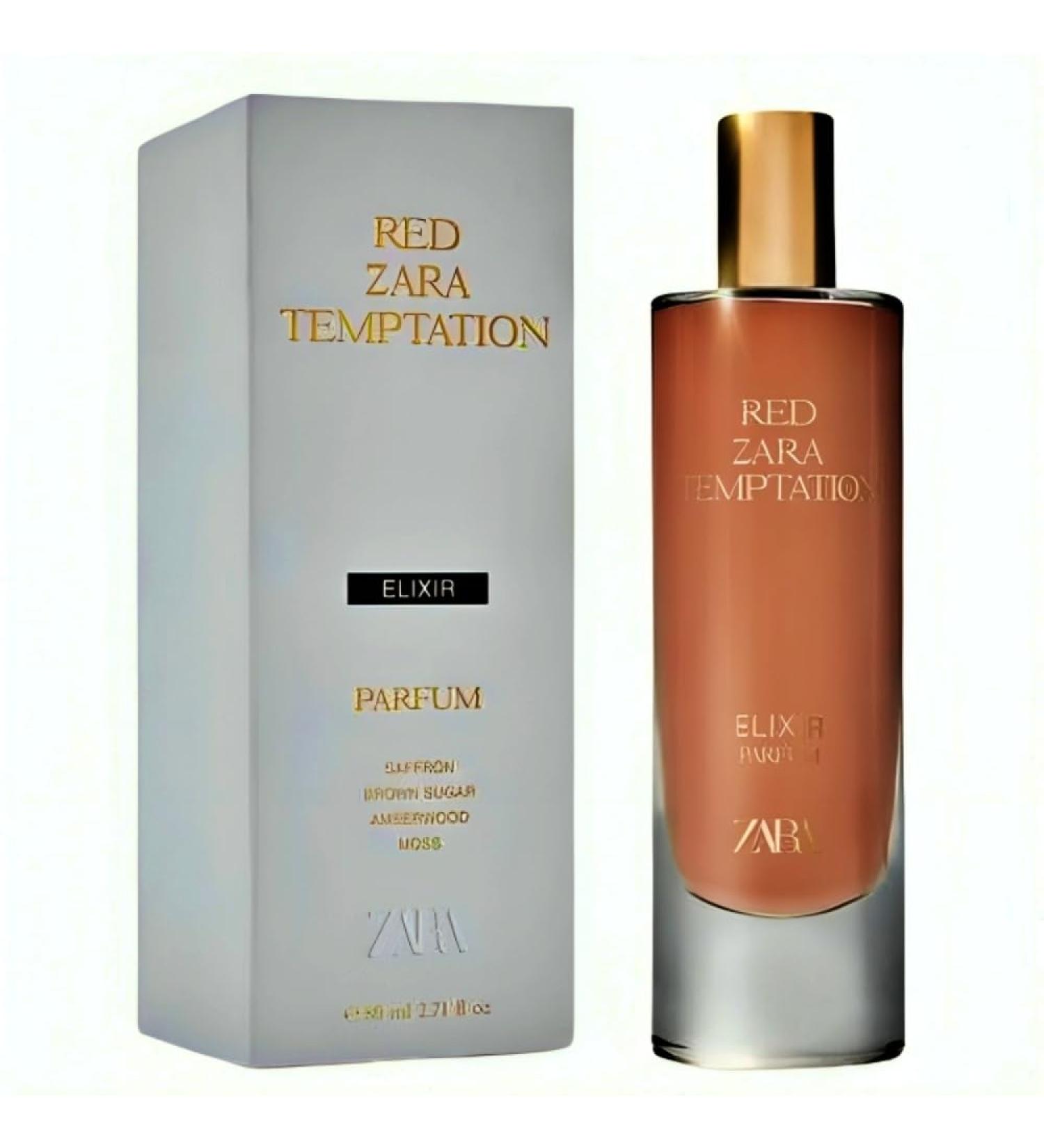Zara Red Temptation Elixir Parfum for Women Eau de Parfum Spray Elegant and Long-Lasting Scent 80ml (2.7 fl. oz) - Buy Online on GoSupps.com