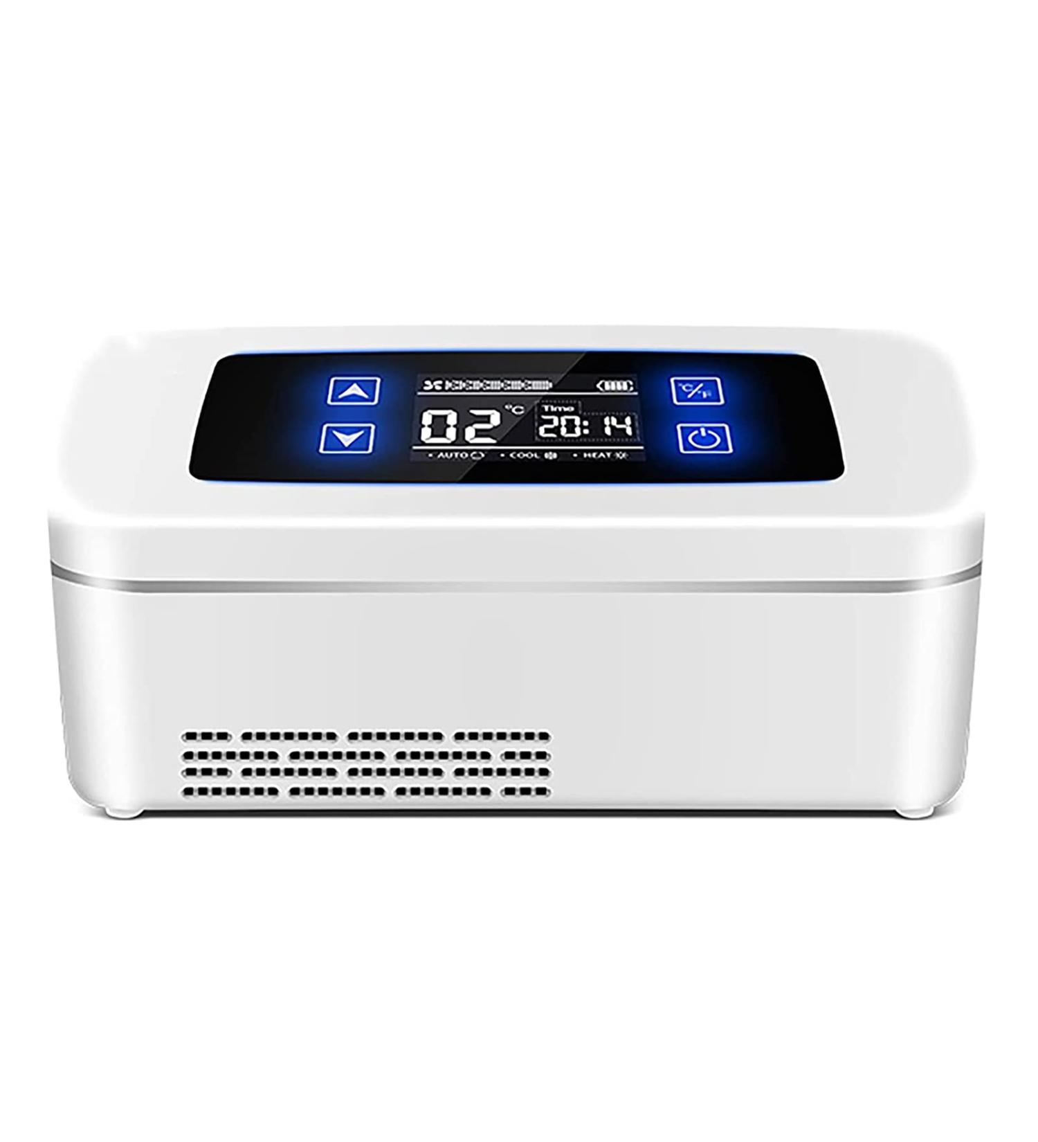 ZZBB Small Reefer Refrigerator and Insulin Cooler Portable Insulin Refrigerated Box Car Home Refrigeration Heating Medicine Small Refrigerator - Buy Online on GoSupps.com