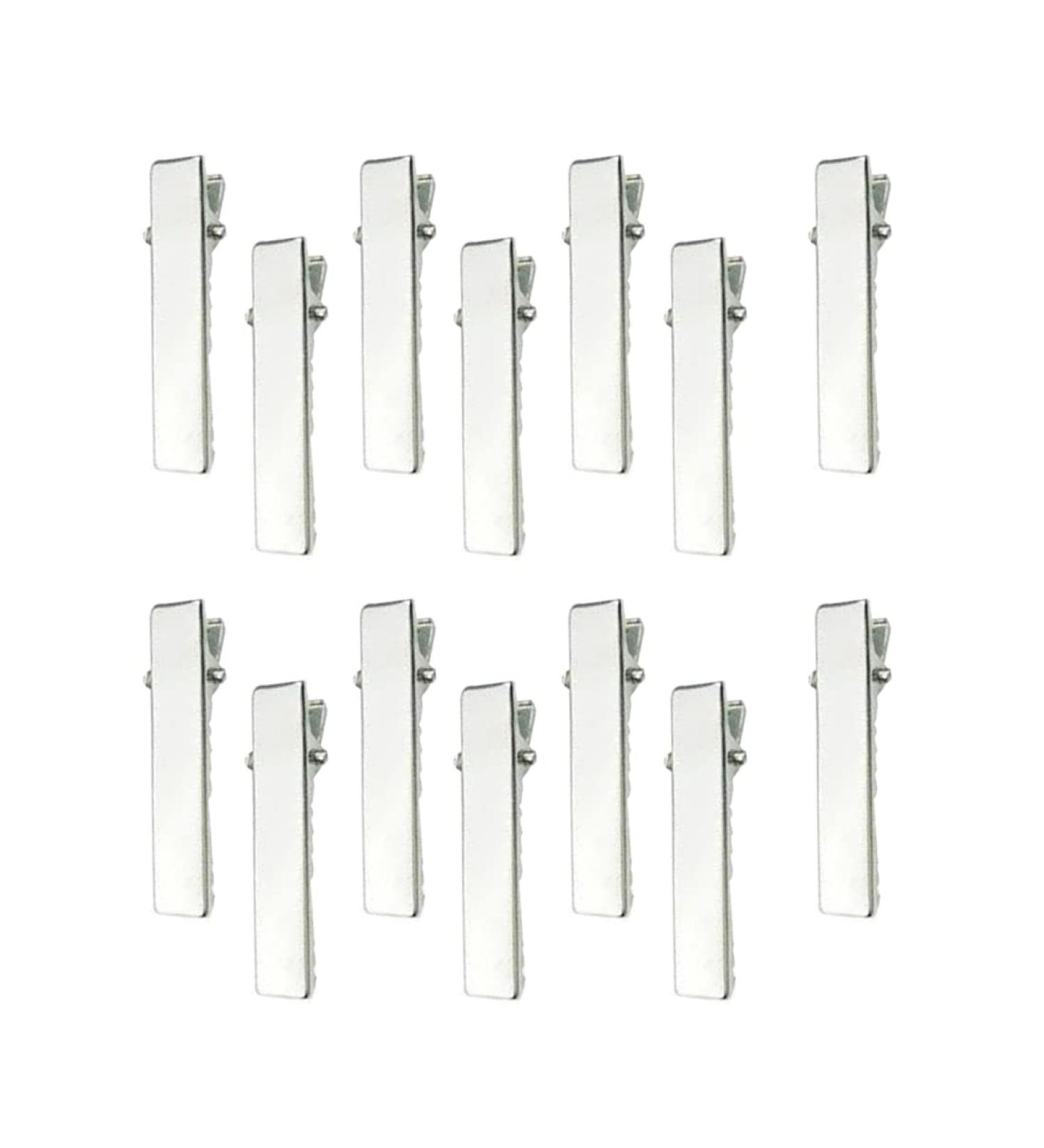 100 Double-Claw Hair Curlers for Women & Girls - 1.4 Inch Curling Hairpins in Silver - Perfect for Hairdressing - Buy Online on GoSupps.com