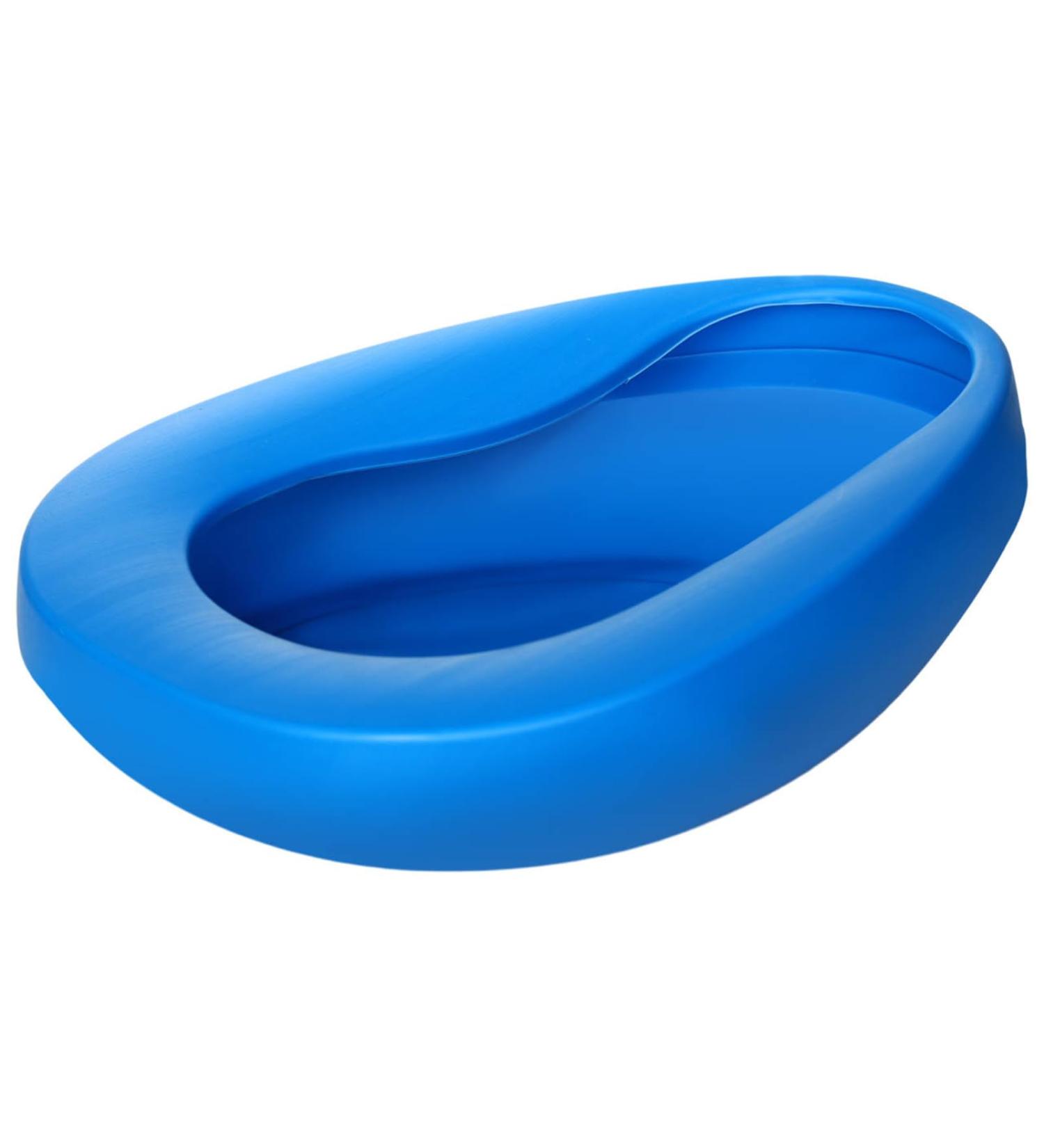 Plastic Bedpan for Women & Adults | Unisex Bedpan for Bedridden Patients | Easy to Clean & Use - Buy Online on GoSupps.com