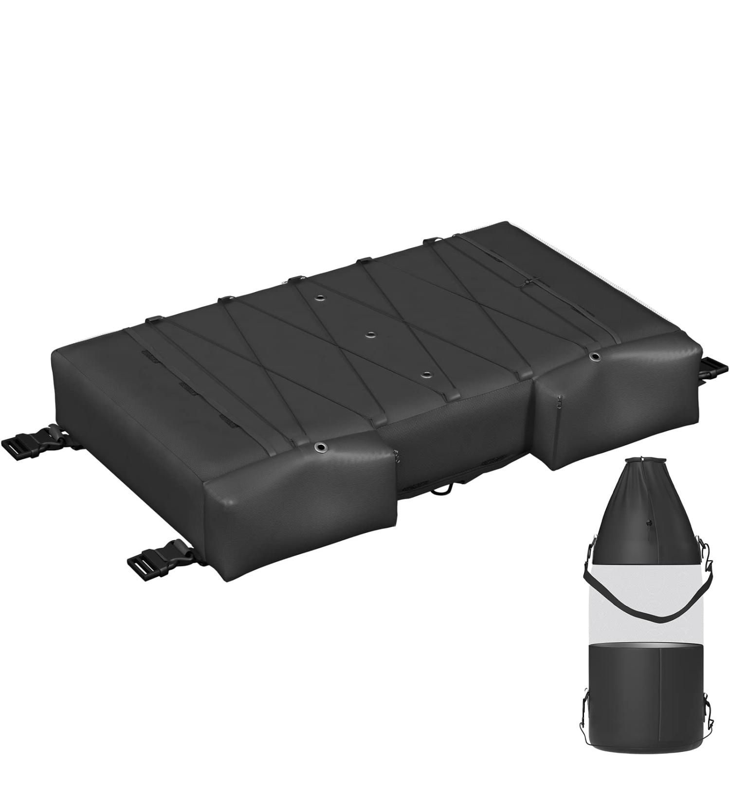 VEVOR T-Top Storage Bag for 6 Type II Life Jackets with Boat Trash Bag - 600D Oxford Fabric Vest Storage for T-Top Boats, Bimini Tops, and Pontoon Tops - Buy Online on GoSupps.com