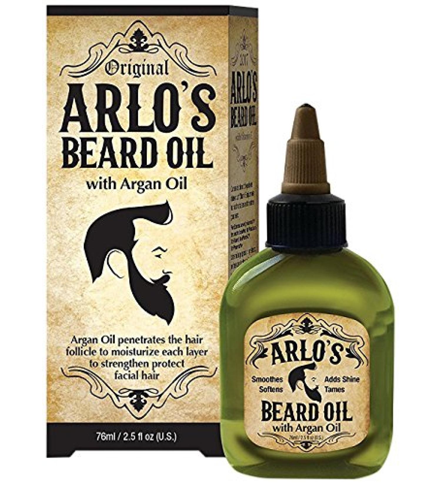 Arlo's Beard Oil with Argan Oil, 2.5 Fluid Ounce