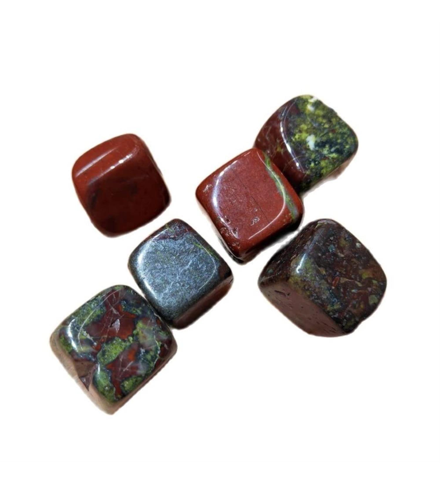 Natural Crystals and Stones 4pcs Natural Dragon Blood Stone Cube Quartz Polished Stone Crystal Gemstone Crystal Gravel Natural Quartz Crystals for Decoration kaixun - Buy Online on GoSupps.com