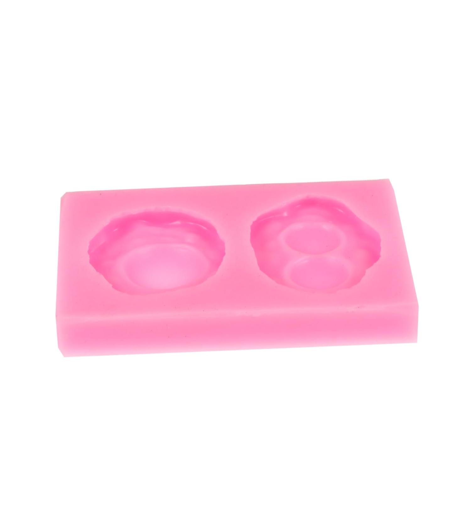 MAGICLULU Fried Egg Mold Silicone Molds 3D Resin Molds Simple Mold DIY Cake Making Mold Fried Eggs Bakeware 10.5X7.2CM Pink - Buy Online on GoSupps.com