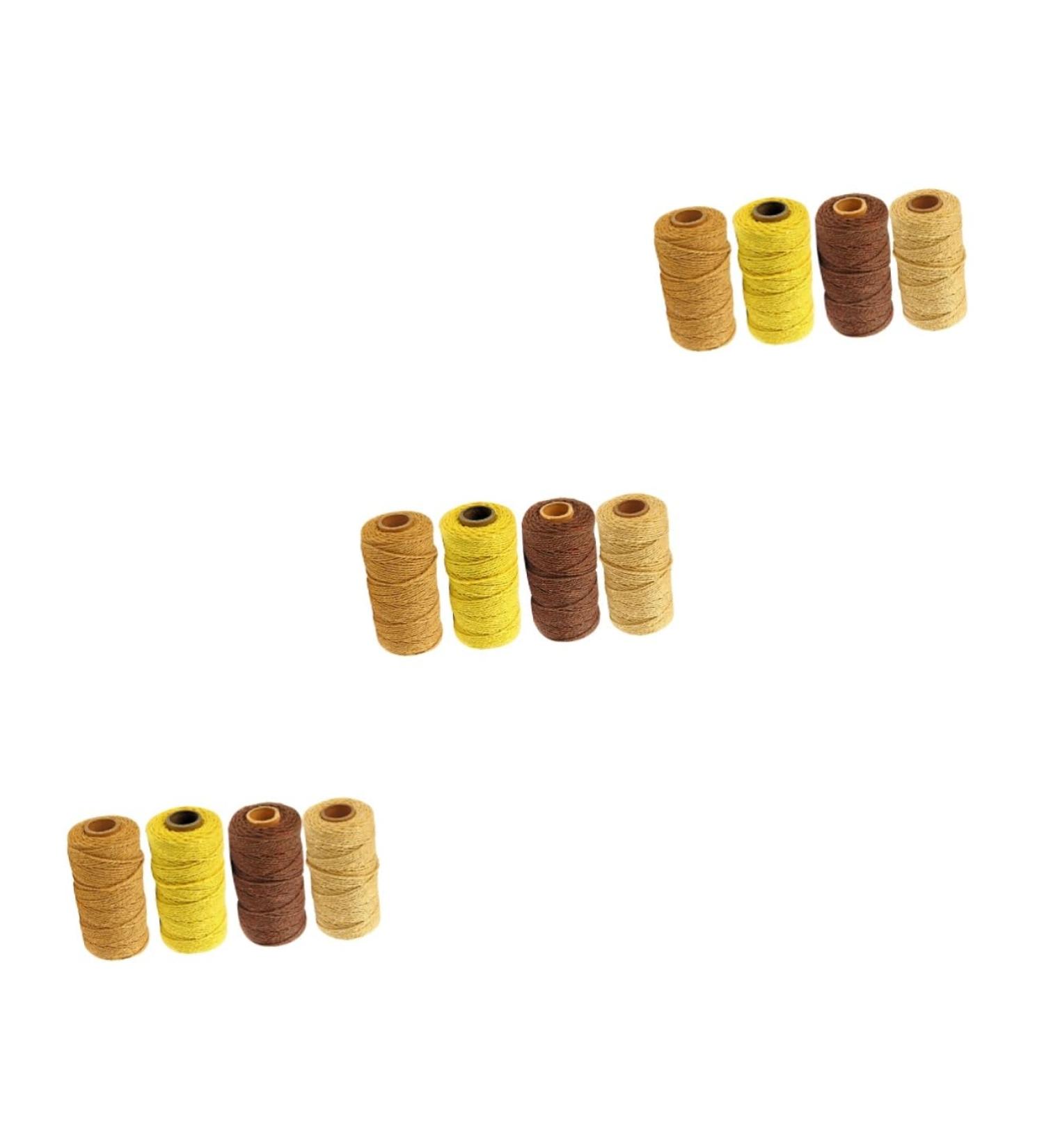 Coheali 12 Rollen Macrame Baumwollgarn | Naturk chengarn f r DIY & Backen | Hochwertige 3er Set | 10x5x5cm - Buy Online on GoSupps.com