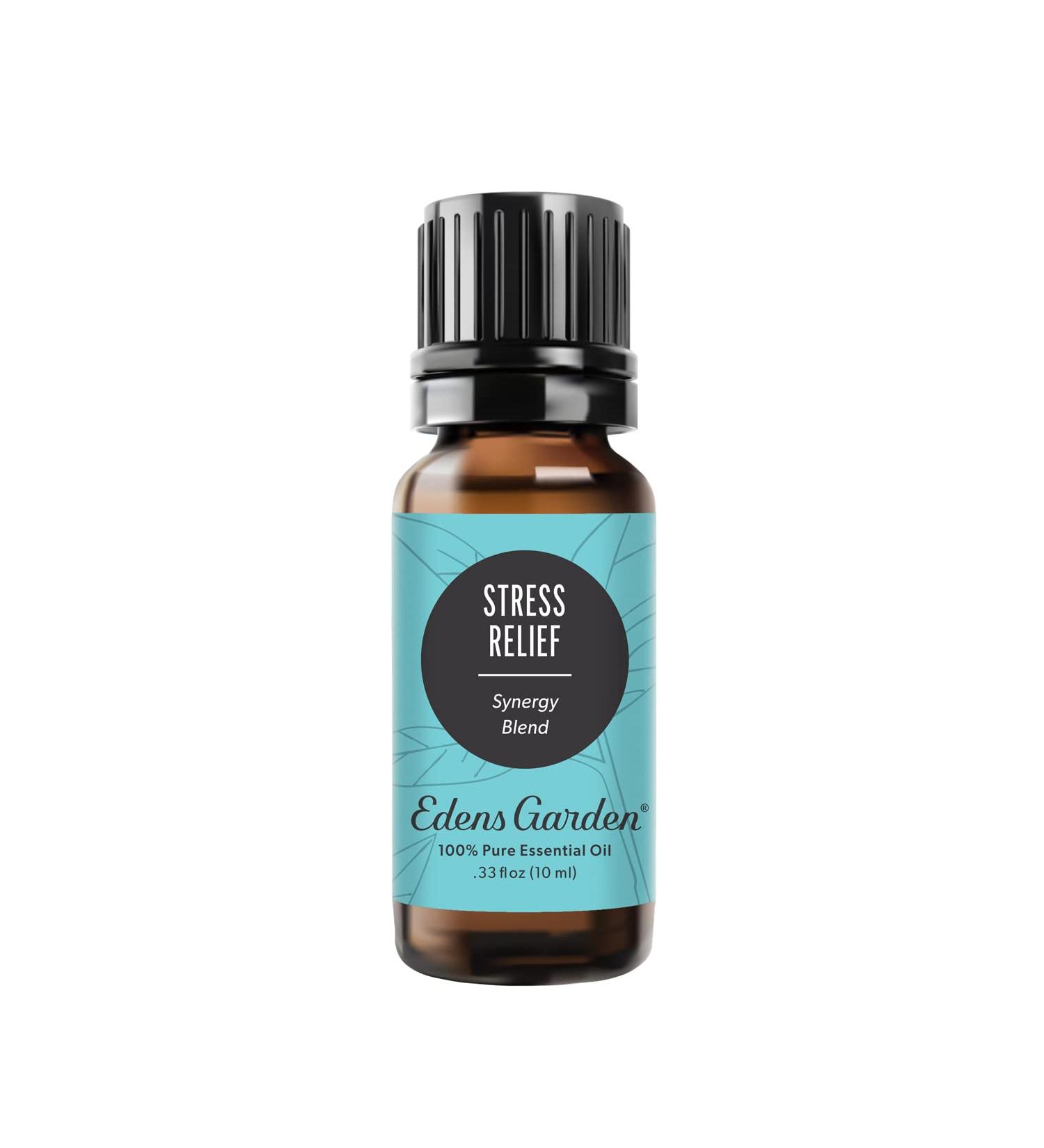 Edens Garden Stress Relief Essential Oil Synergy Blend - 100% Pure Therapeutic Grade - 10ml - Buy Online on GoSupps.com