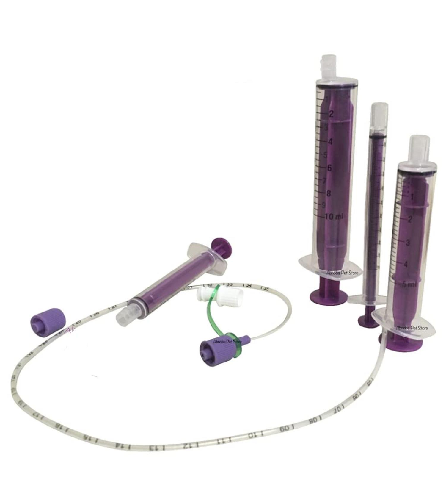 ABNOBA PET STORE ONE NEW LONG LIFE Sterile Tube Feeding Kit 6 French (2.00mm) 2 SYRINGES Medium & Large Breed Puppies Feeding Tube - Buy Online on GoSupps.com