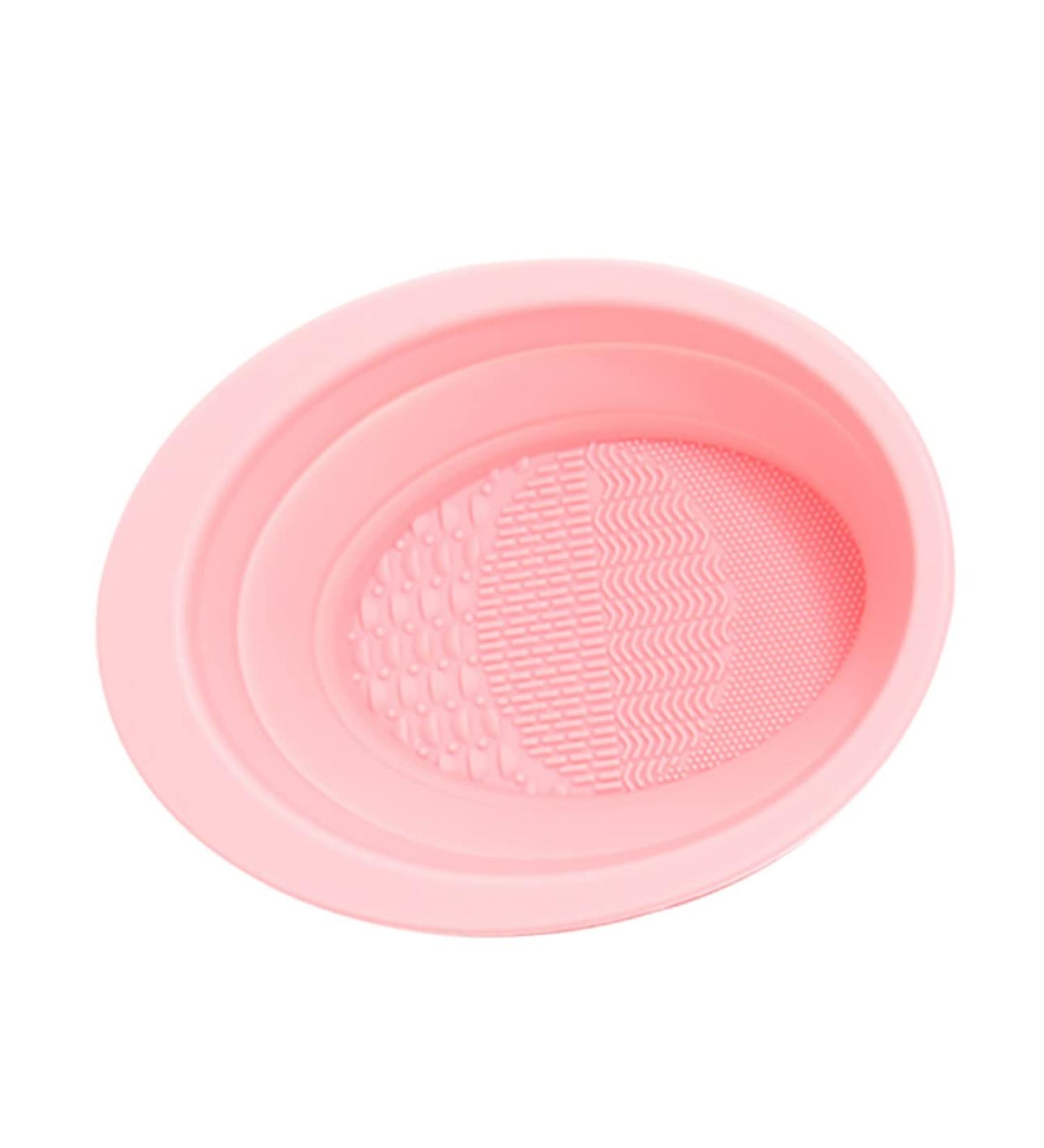 minkissy Makeup Brush Scrub Pad Makeup Cleaning Mat Brush Cleaning Pad Beauty Cleaning Mat Folding Tool Cosmetics Brush Scrubber Beauty Cleaning Tool Silicone Makeup Applicator Brush Holder - Buy Online on GoSupps.com