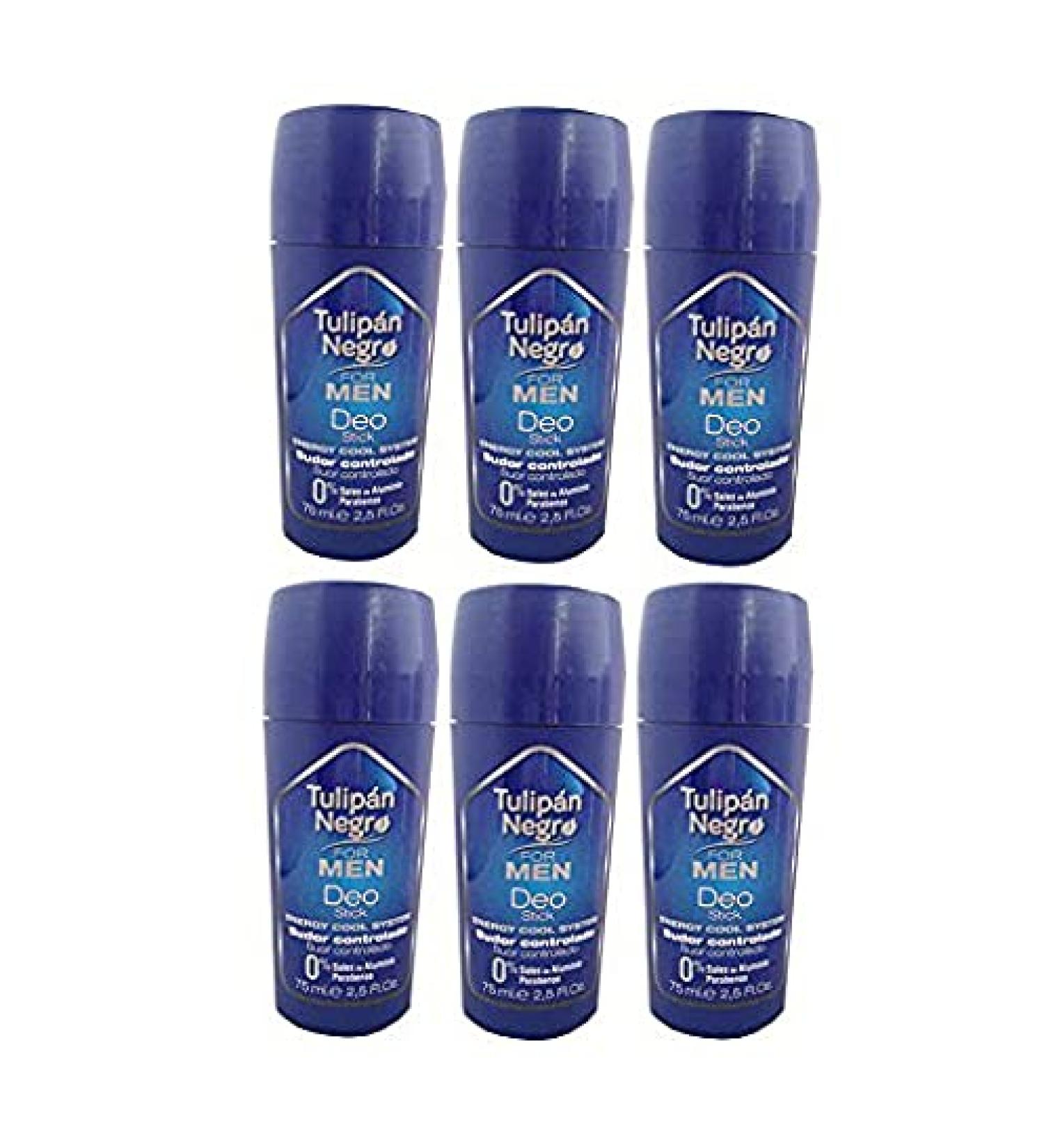 Tulipan Negro for Men Deodorant Stick 6x 75ml