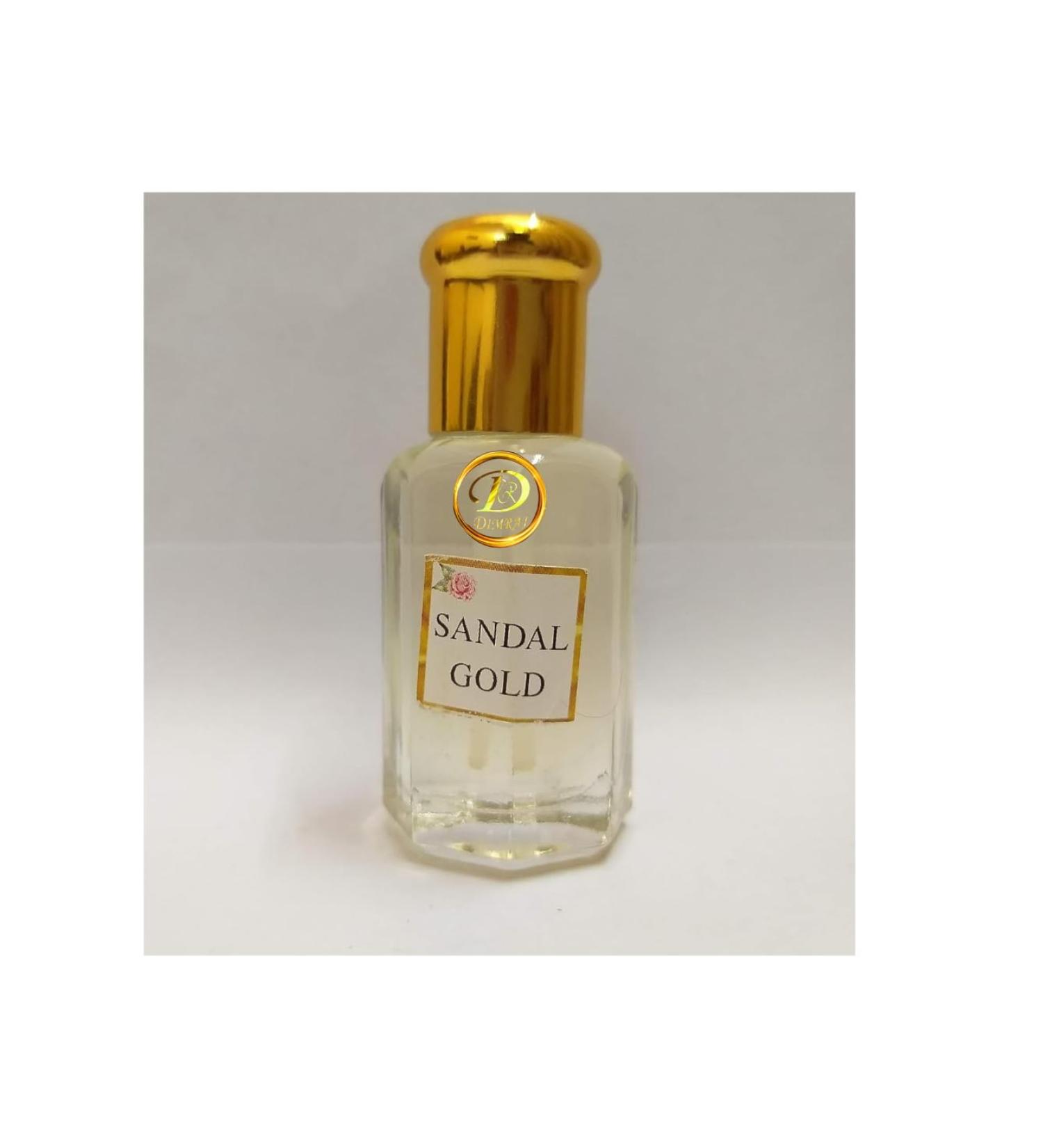 Sandal Attar/Ittar concentrated Perfume Oil - 10 ml Chandan Long Lasting Fragrance