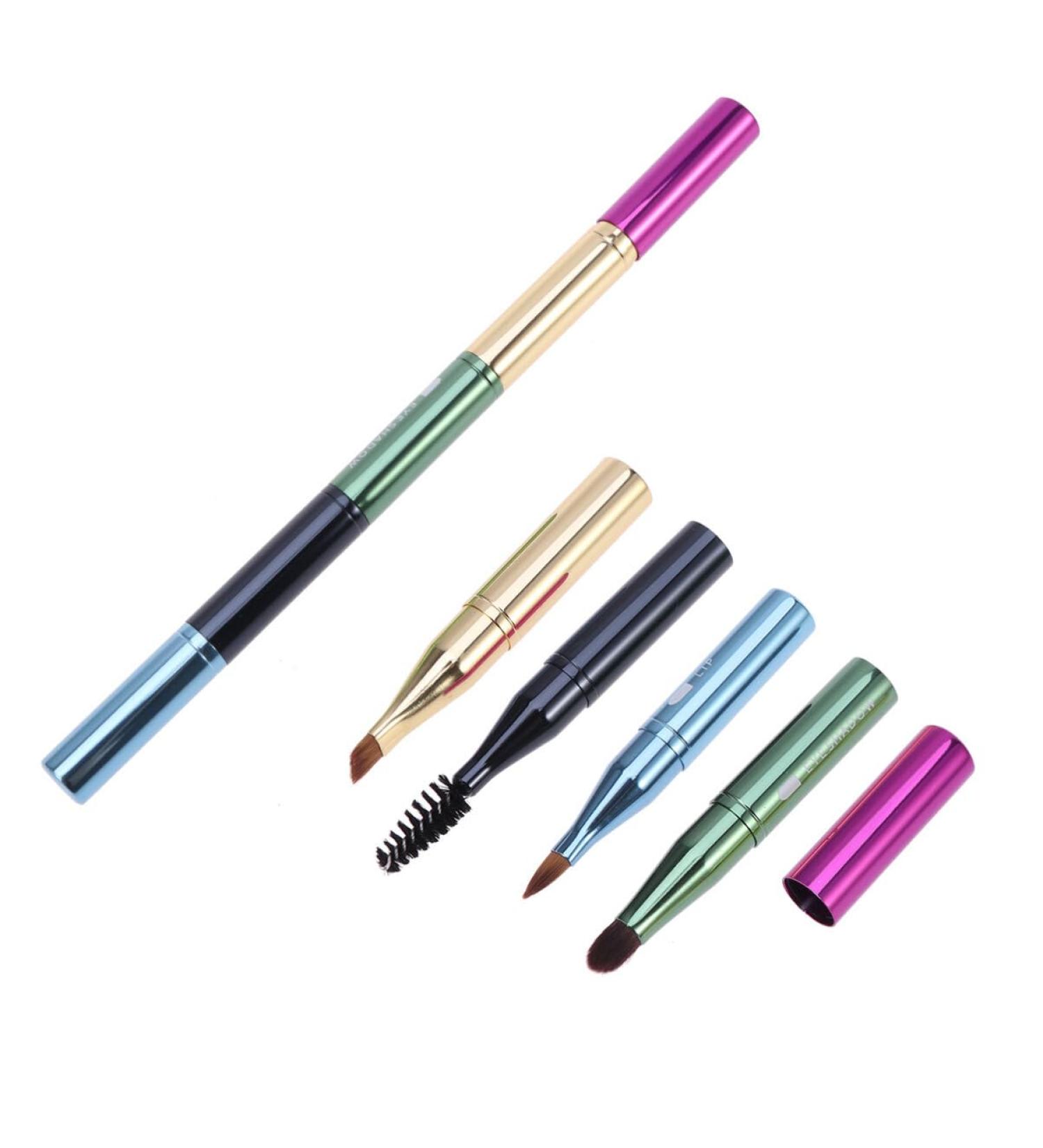 LALAFINA 1pc 4 1 Multipurpose Eyebrow Brush Multi Function Eyebrow Brush Multi-function Eyebrow Brush Cosmetics Brush Professional Makeup Brush Powder Brush Multifunction Miss Set