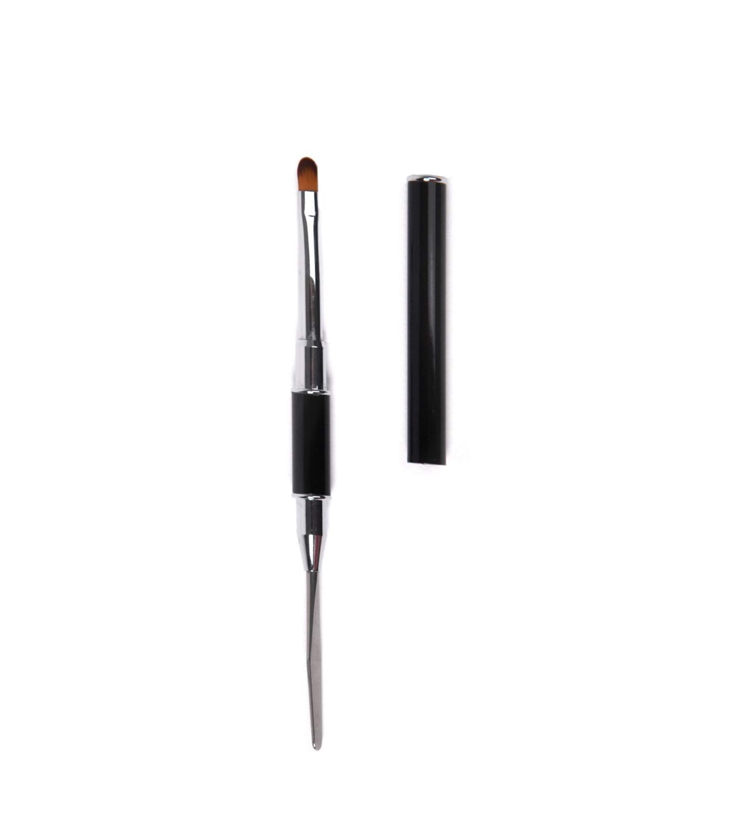 KM-Nails 2-in-1 Cat's Tongue Gel Brush & Spatula for Full Cover Gel & Polyacryl Gel - Premium Quality International Shipping - Buy Online on GoSupps.com