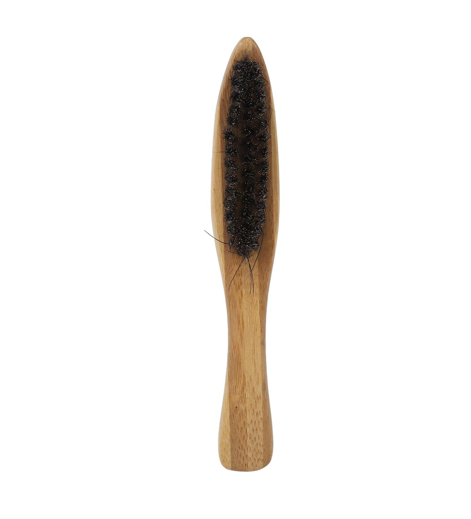 Ergonomic Beard Brush - Skin-Friendly Compact Soft Bristles Gentle Cleaning | Beard Bureau - Buy Online on GoSupps.com