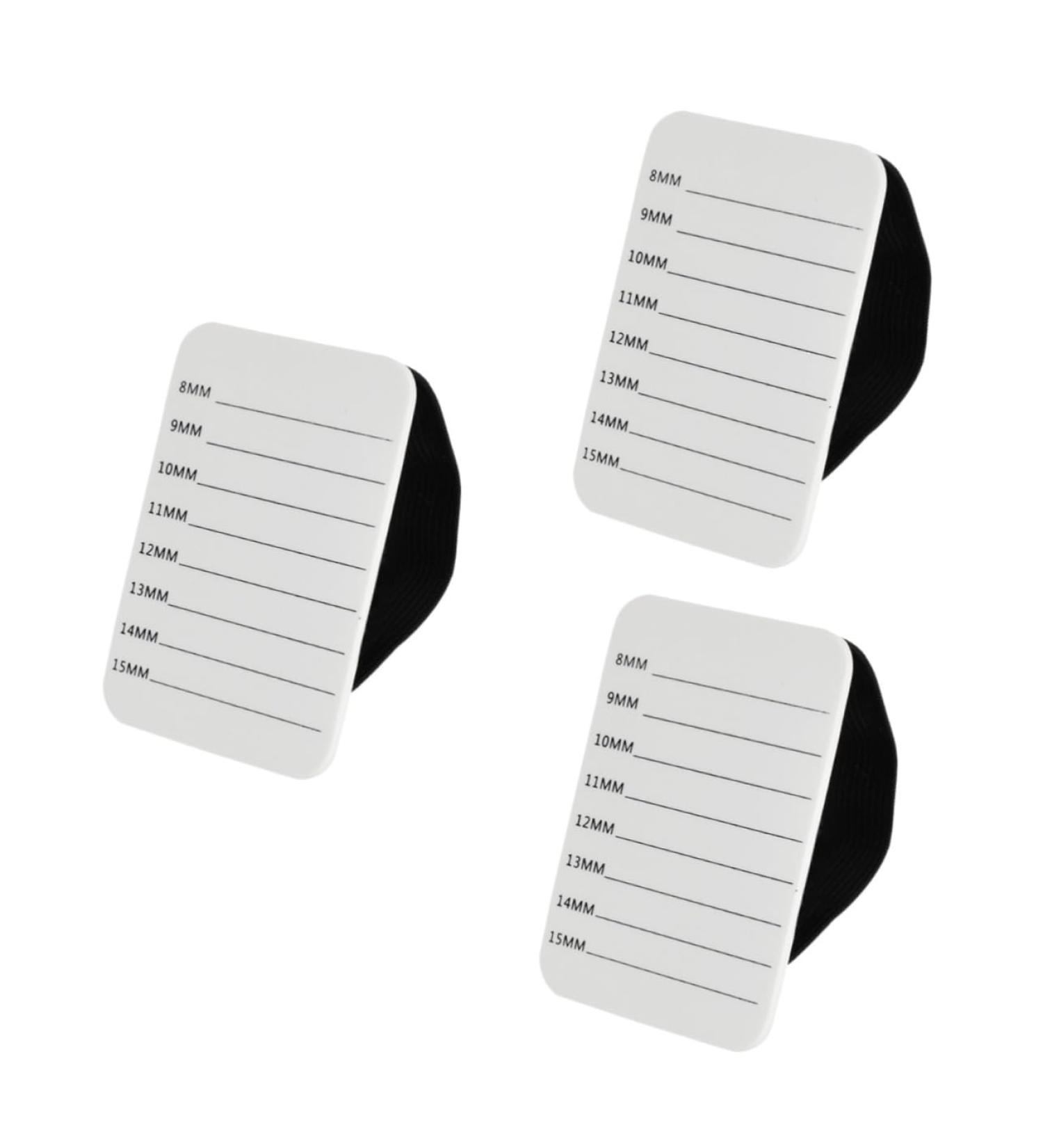 Beavorty 3 pcs Eyelash Hand Plate Lash Holder Tray - Grafting Tool for False Eyelashes - Makeup Display Board - White (Pack of 1 - Buy Online on GoSupps.com