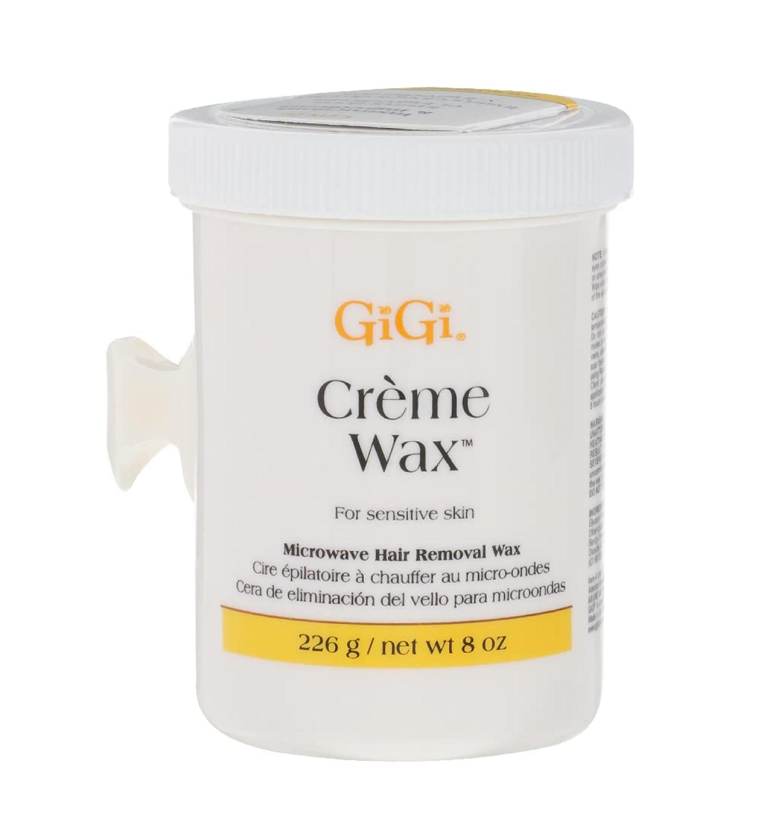 GiGi Sensitive Skin Cr me Wax - 8 oz Microwave Hair Removal Wax - Buy Online on GoSupps.com