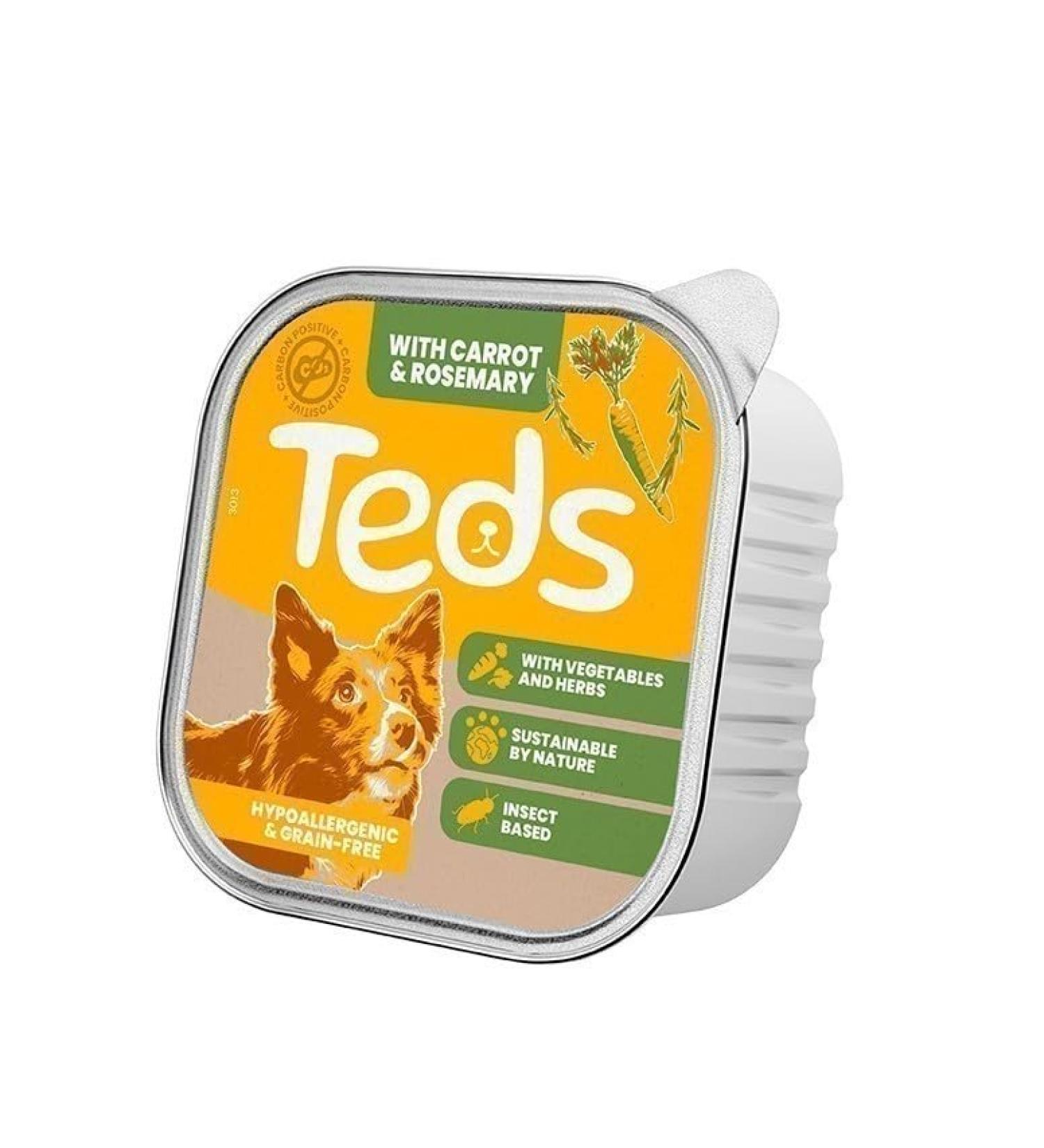 Teds 12 x 150 g - Insect-based - Aluminum - Hondenvoer