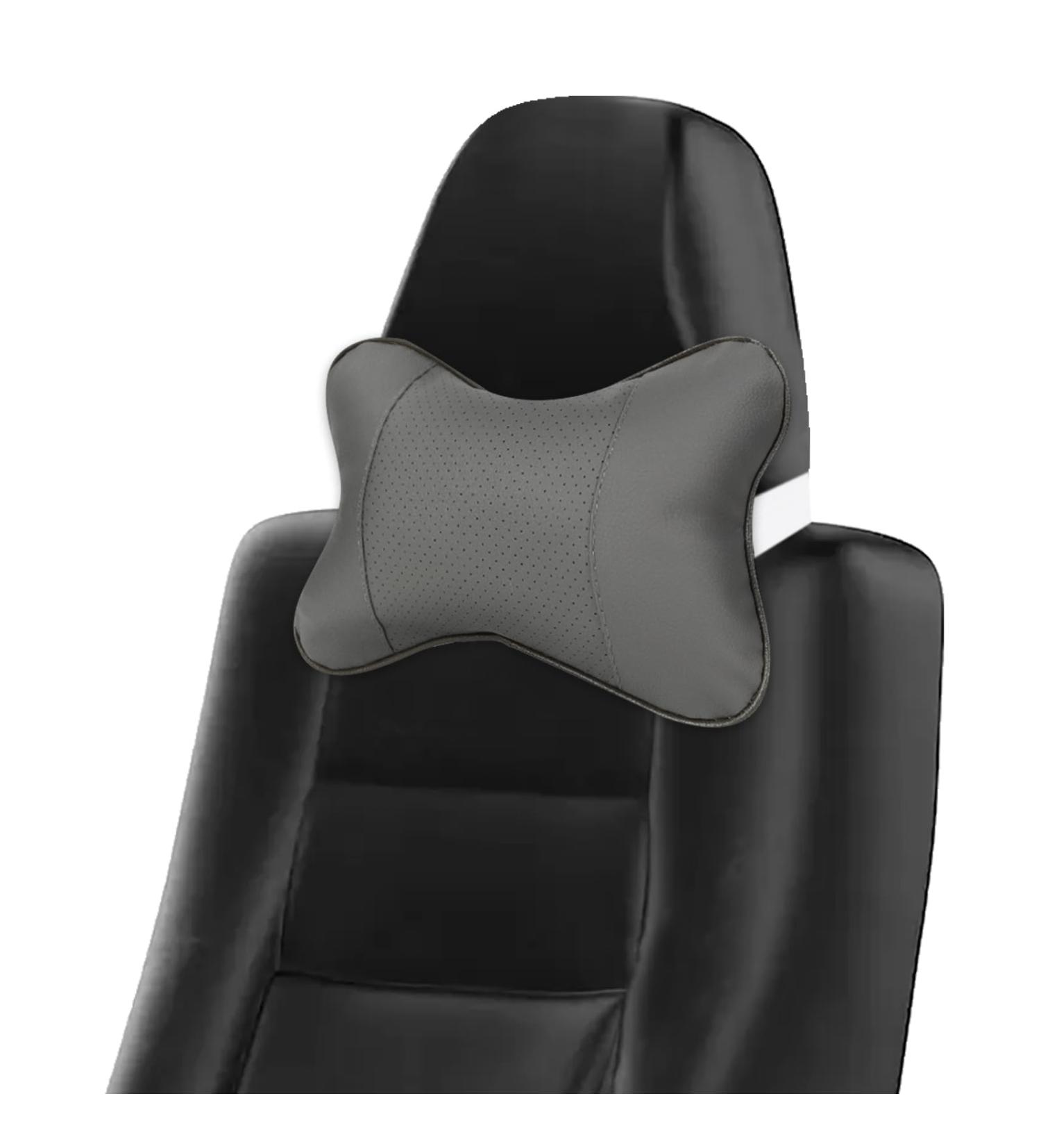 Fadcaer Car Neck Pillow - Small Car Headrest Cushion for Child - Universal Seat Support for Travel/Office/Home (Grey) - Buy Online on GoSupps.com