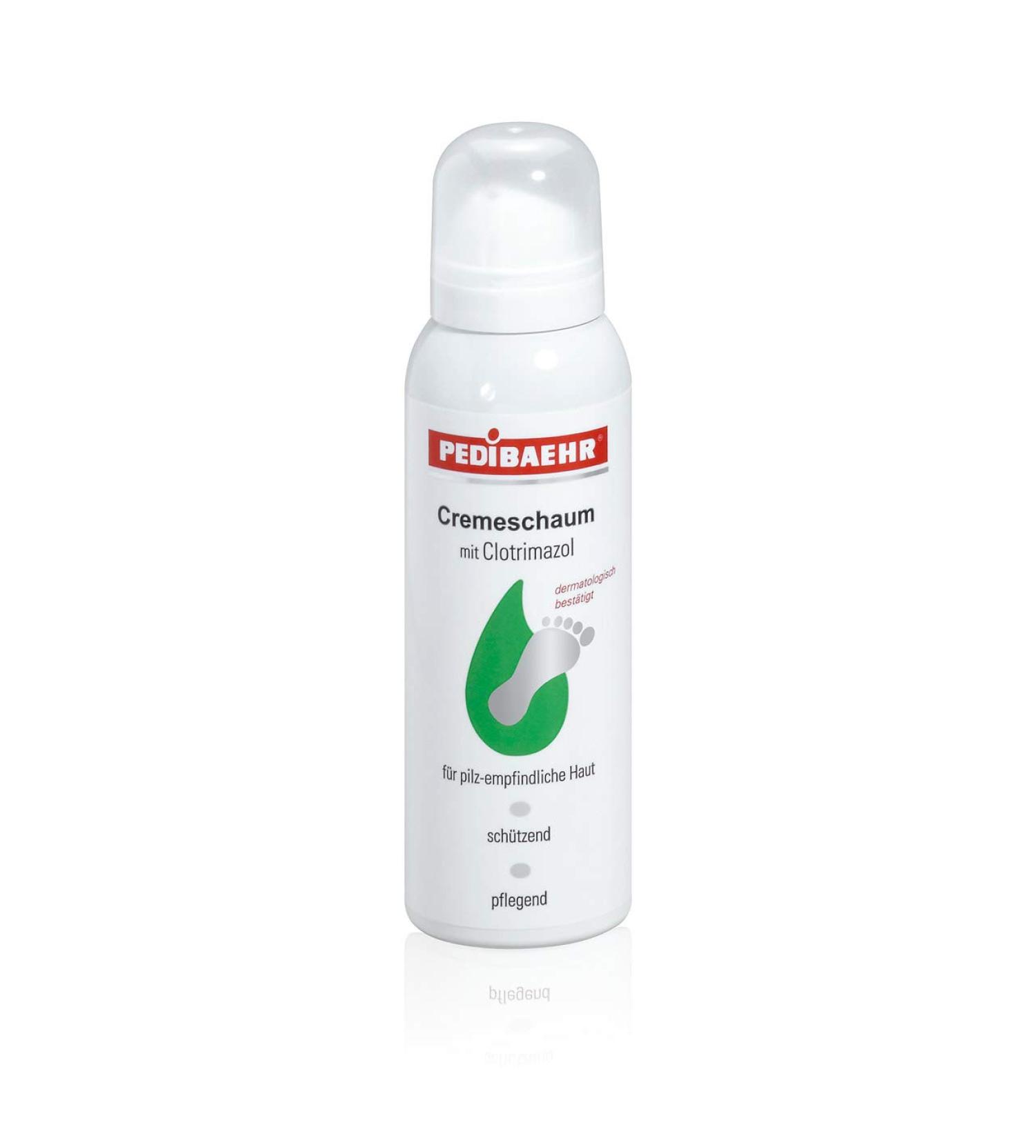 PEDIBAEHR - Cream foam with clotrimazole 10% urea 125 ml