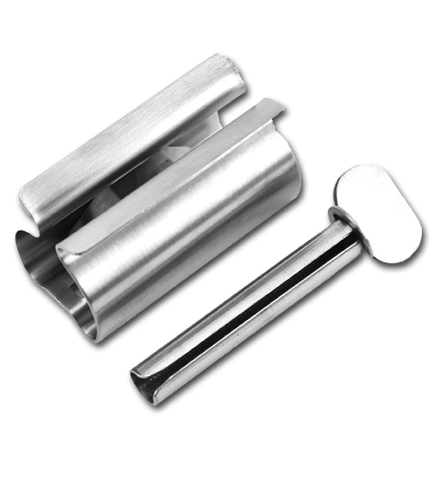 Toothpaste Tube Squeezer Stainless Steel Toothpaste Dispenser Labor Saving Toothpaste Tube Wringer Seat Holder Stand Seat Holder Stand for Bathroom - Buy Online on GoSupps.com