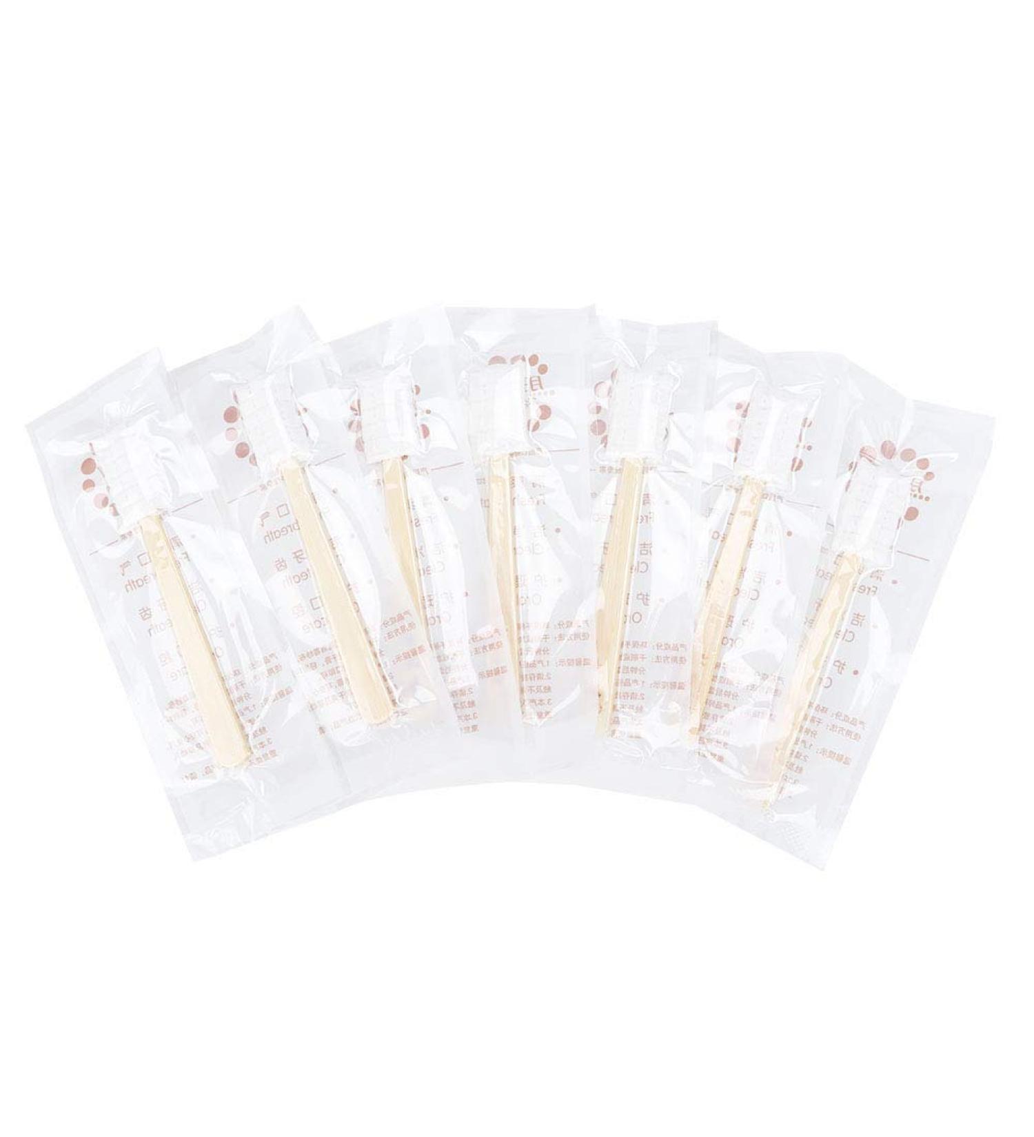 Buy SUNGOOYUE Bamboo Handle Maternity Gauze Toothbrush Set for Pregnant Women - 30pcs Mint Flavor | Eco-Friendly & Gentle Care - Buy Online on GoSupps.com