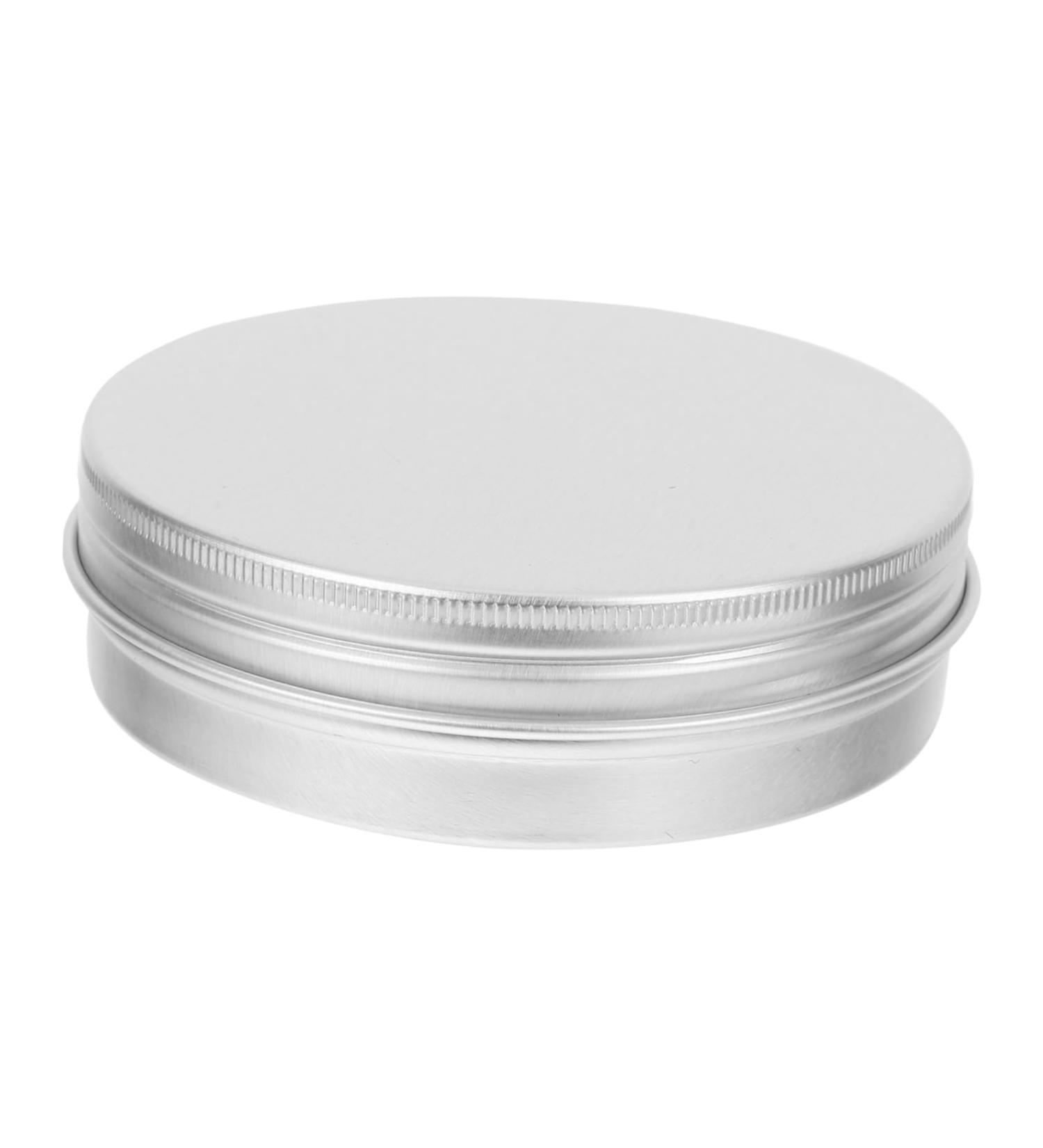 Besportble Aluminum Travel Cream Can - 100ml Screw Cover Jar for Lip Balm Cosmetics & Nail Art - Durable Metal Tin Container - Buy Online on GoSupps.com